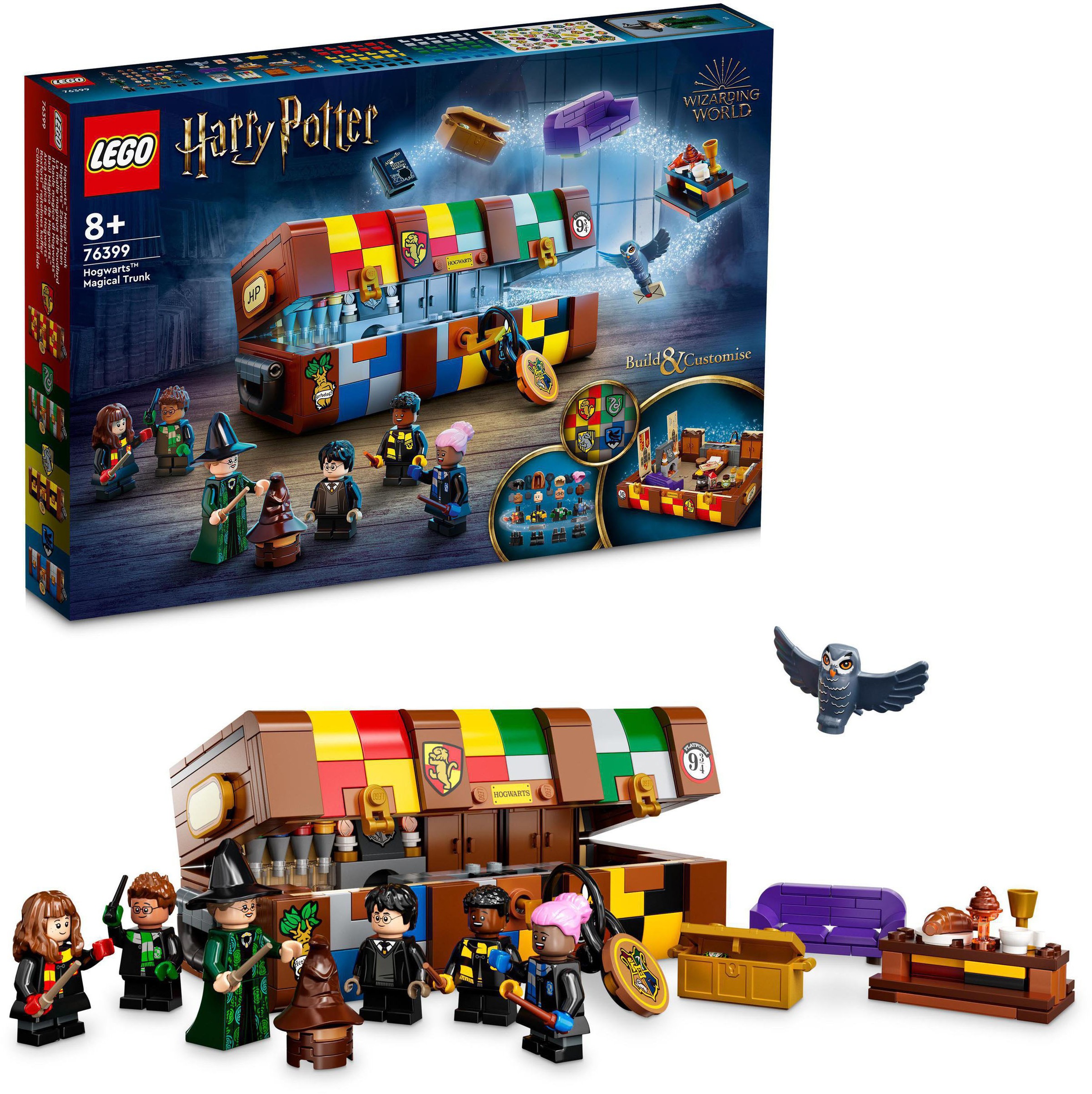 Image of LEGO® Konstruktionsspielsteine »Hogwarts™ Zauberkoffer (76399), LEGO® Harry Potter™«, (603 St.), Made in Europe bei Ackermann Versand Schweiz