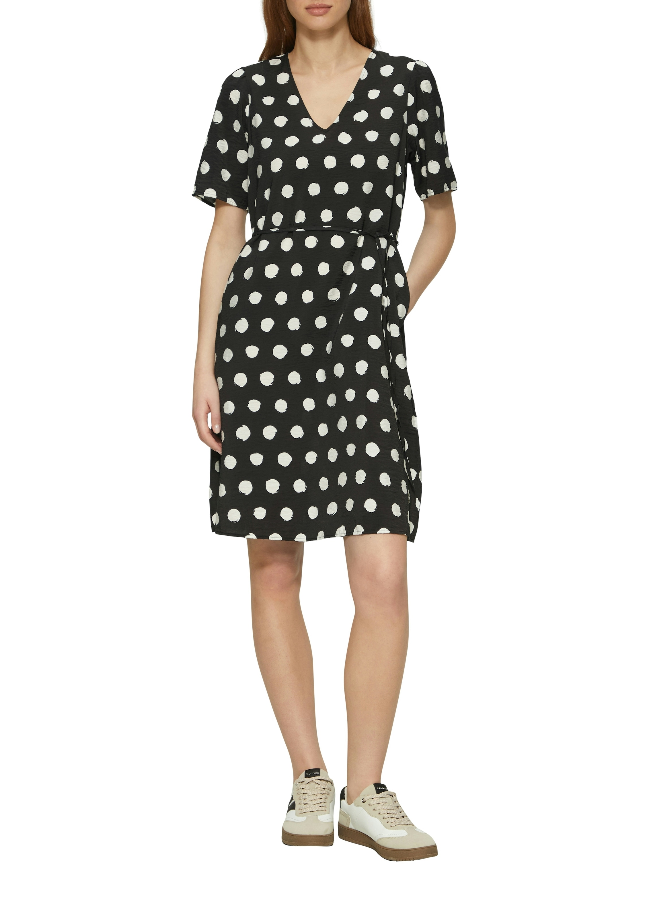 s.Oliver Mini-robe Robe d'été à imprimé intégral