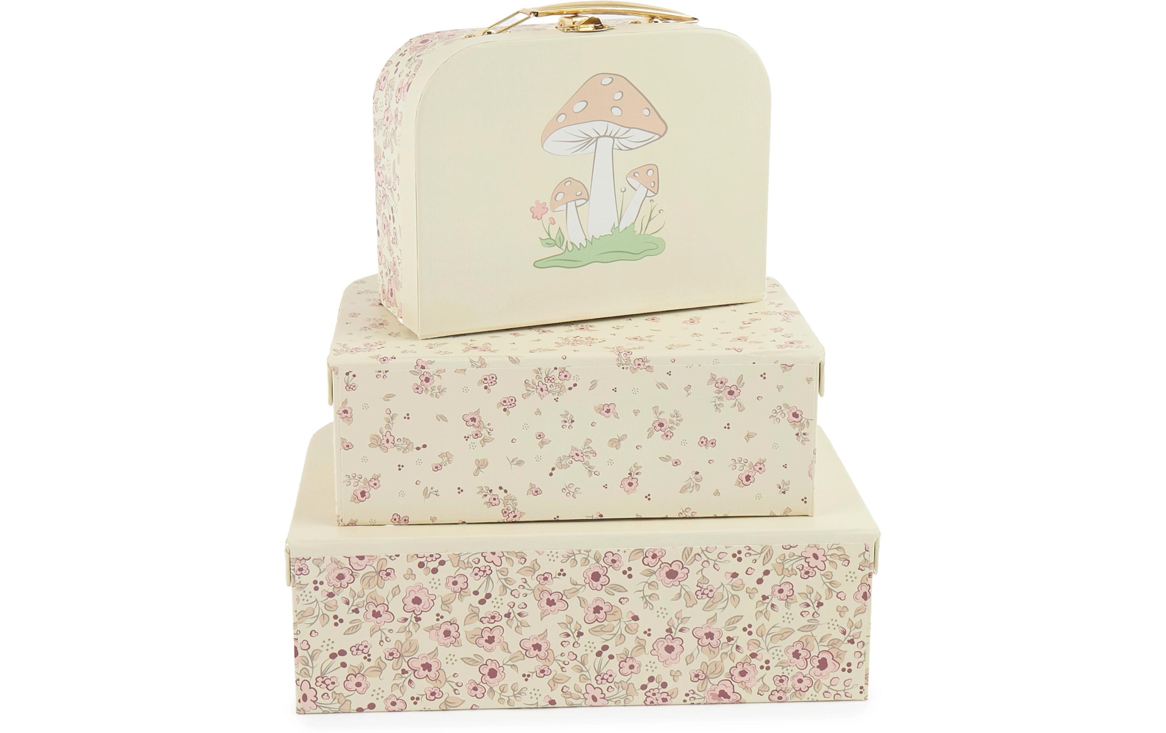 BIECO Spielwerkzeugkoffer »Ella vintage flowers 3er Set«