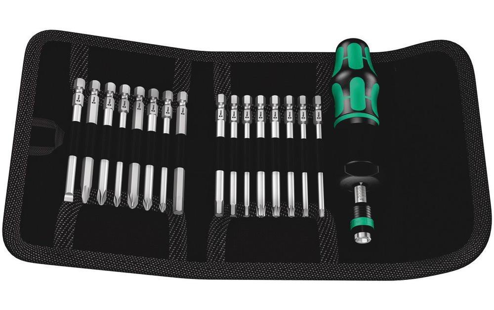 Image of Wera Werkzeugset "Etui Kraftform Kompakt 60 Torque" 17 Stk. tlg.