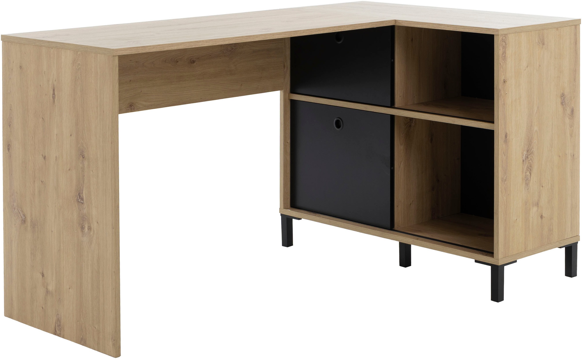Image of Gami Schreibtisch "BOLT" Ein funktionaler Eckschreibtisch dank seines Stauraumteils