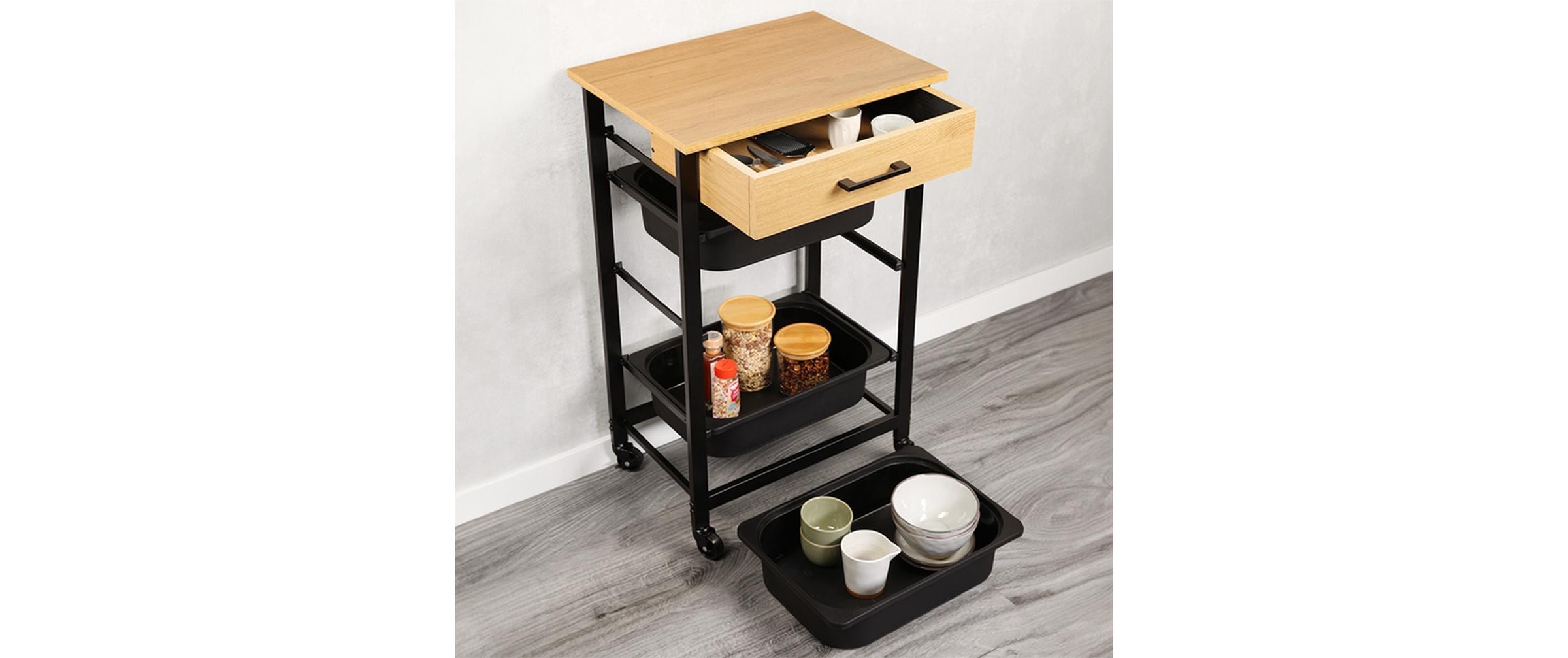 KESPER® Küchenwagen »Kesper Küchenwagen 47 x 81.5 x 37 cm, Keine Angabe«