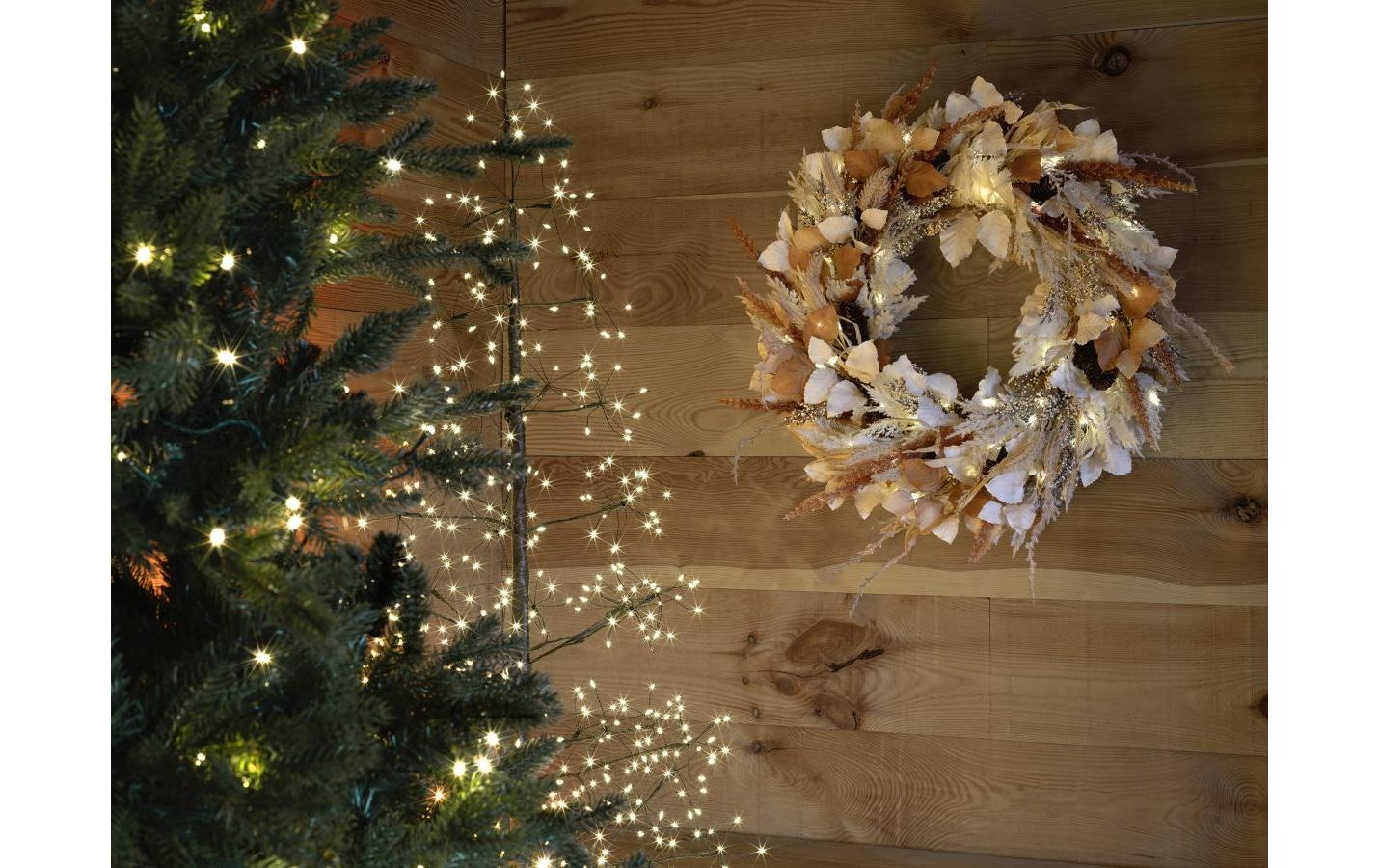 STT Figurine décorative LED »Flower wreath«