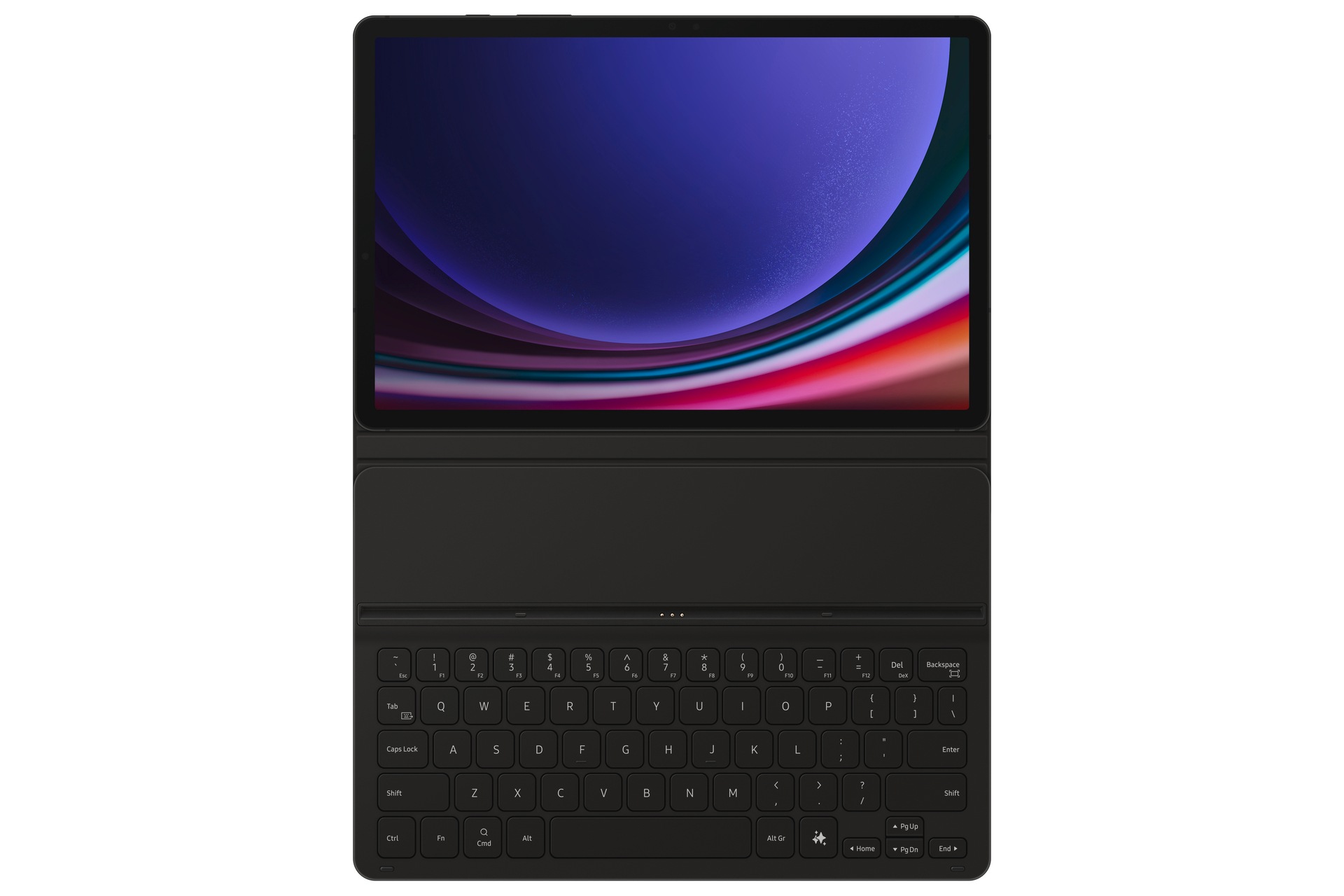 Samsung Tablet-Hülle »Book Cover Keyboard Slim für Galaxy Tab S9 | S9 FE | S10 FE«, Tastatur Cover, Schutzhülle, Tablethülle, Case, Schutzcase, stossfest