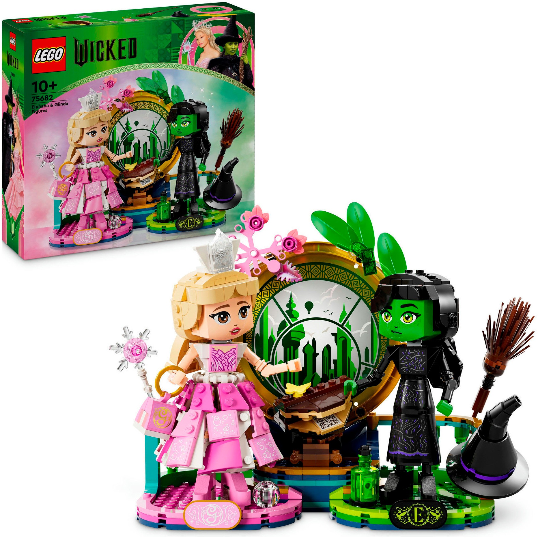 Image of LEGO Konstruktionsspielsteine "Elphaba und Glinda (75682), LEGO Wicked" Made in Europe