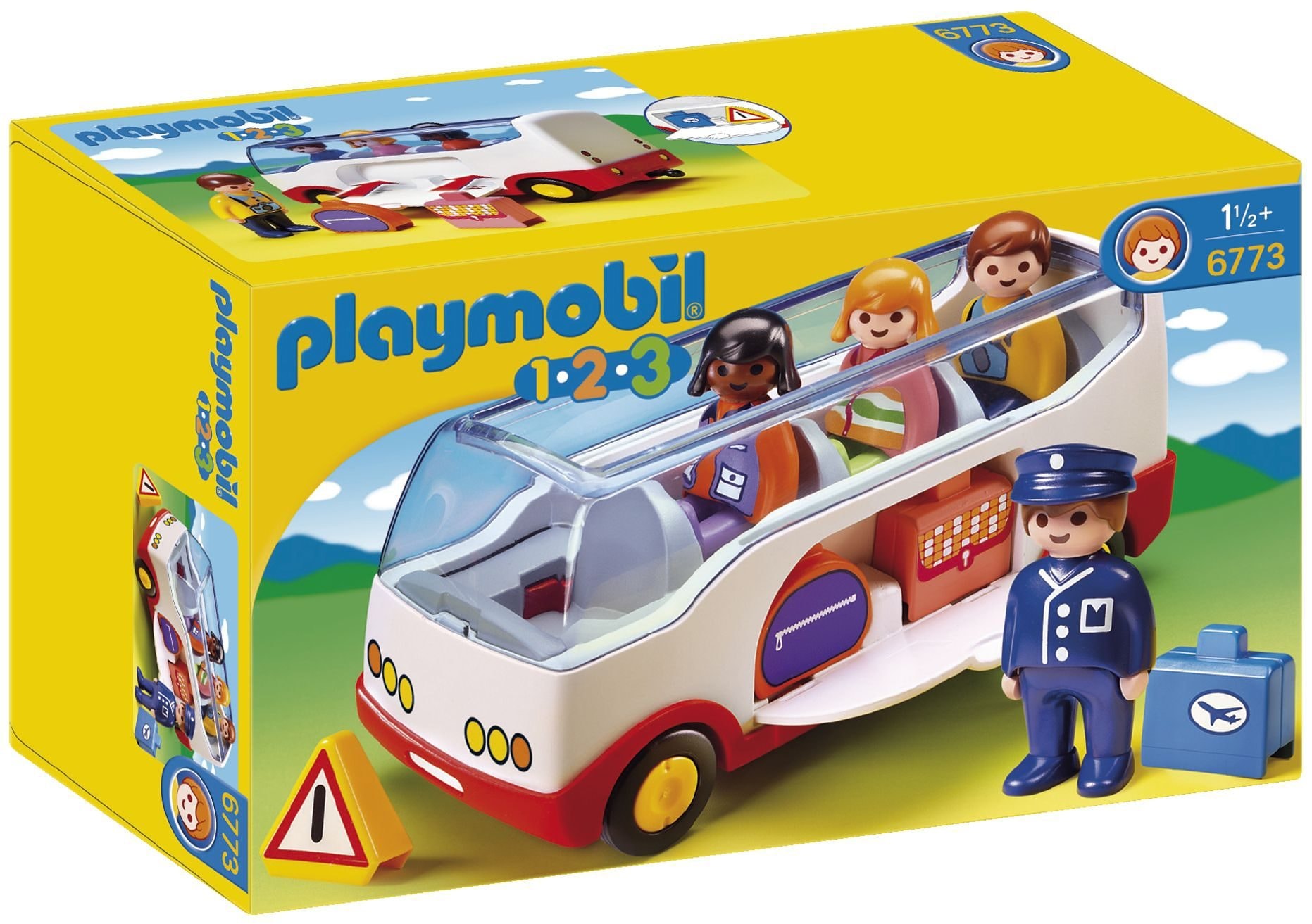 Konstruktions-Spielset »Reisebus (6773), Playmobil 1-2-3«, Made in Europe