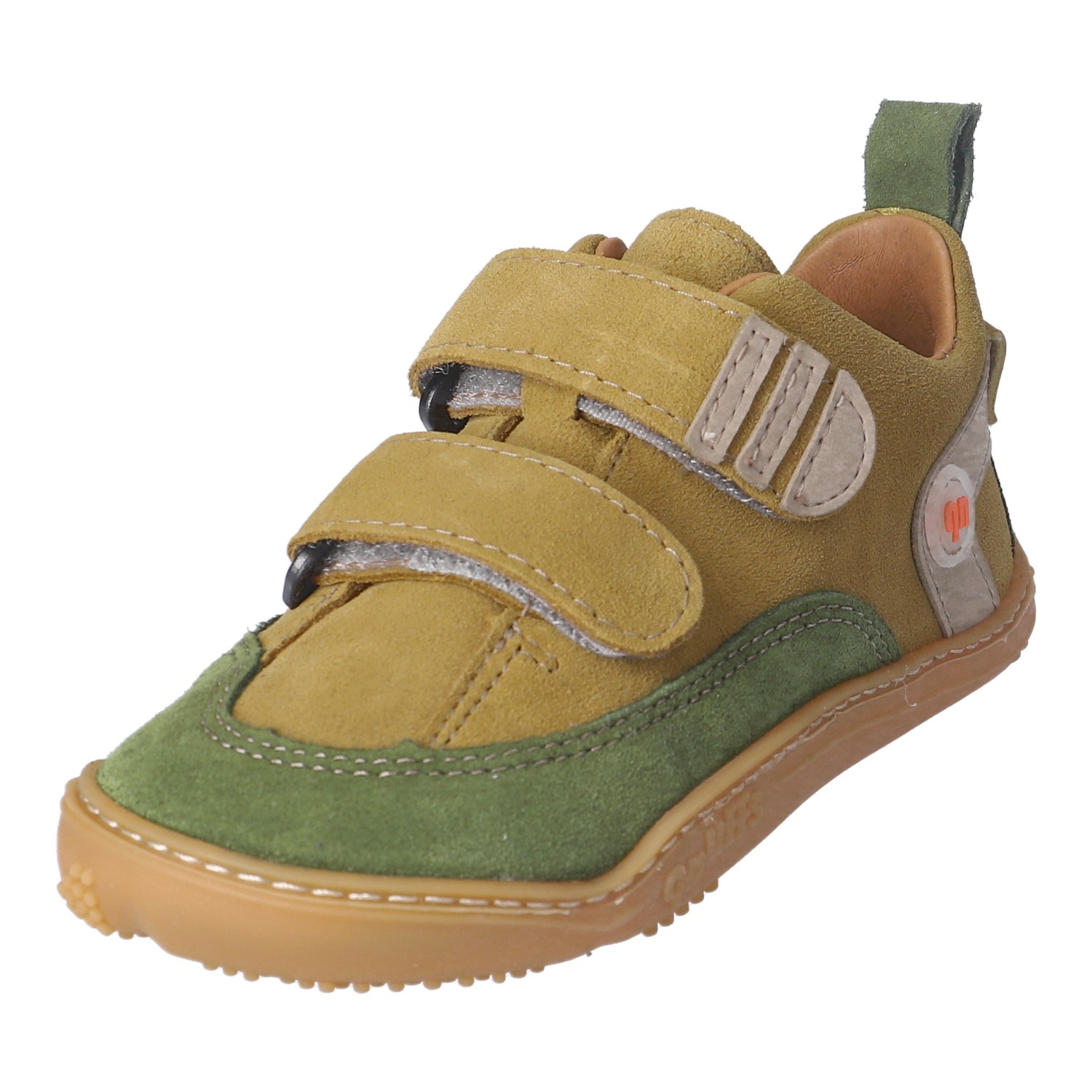 qnuffs Chaussures pieds nus »Ahorn«  chaussure à scratch, chaussure enfant à talonnette nulle
