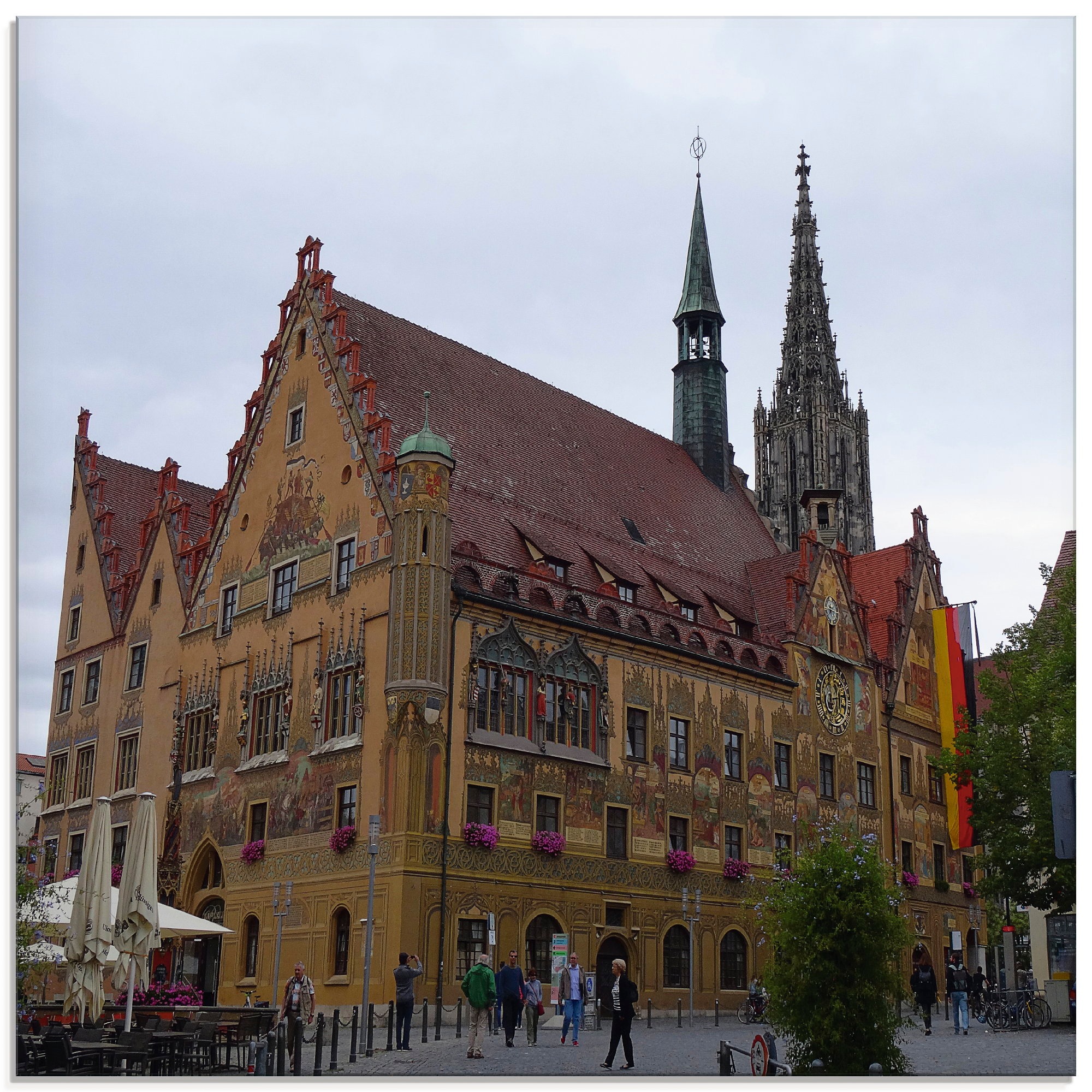 Image of Artland Glasbild »Ulmer Rathaus«, Gebäude, (1 St.) bei Ackermann Versand Schweiz