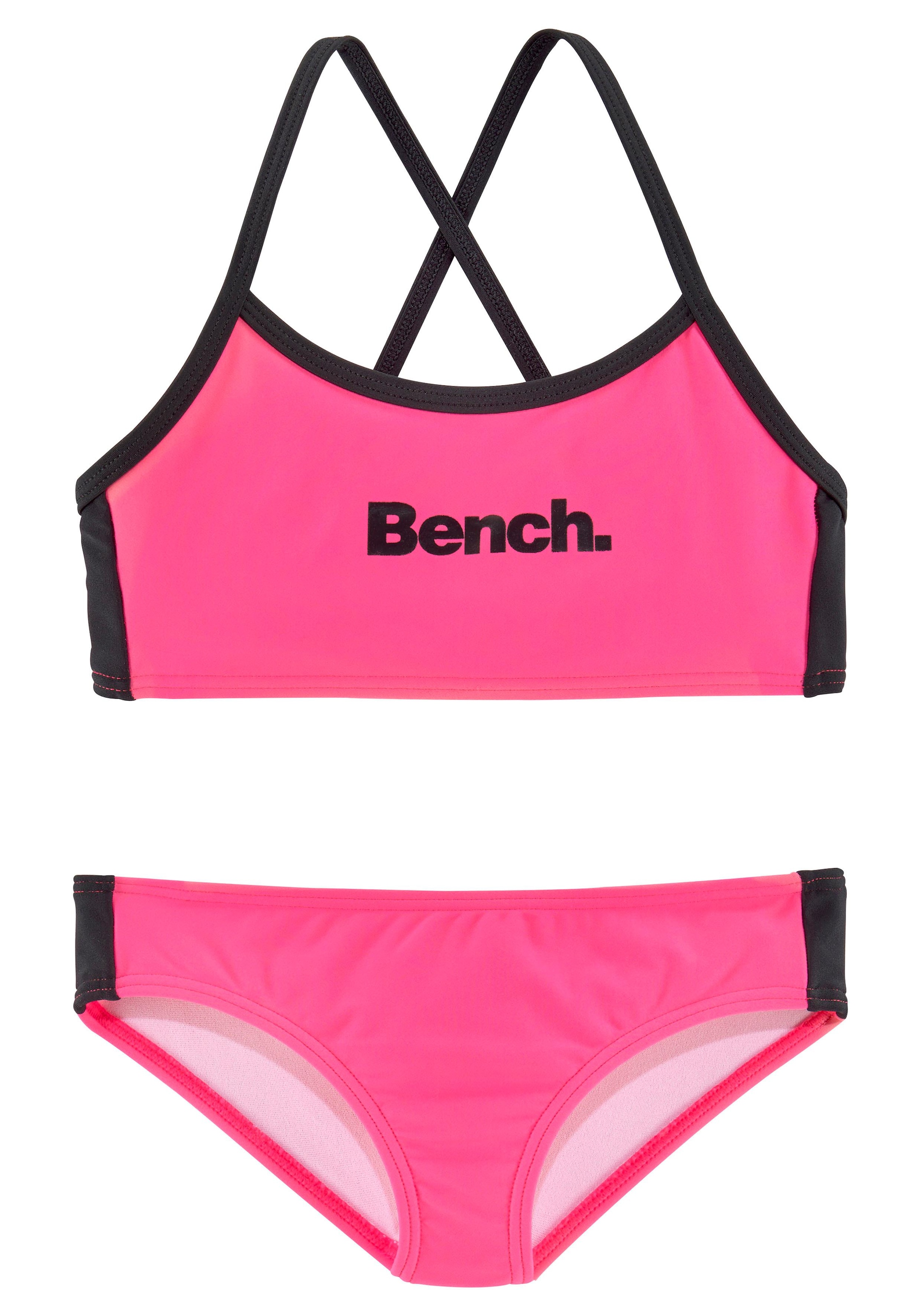 ohne shoppen Mindestbestellwert Modische versandkostenfrei gekreuzten Bench. Bustier-Bikini, - Trägern mit