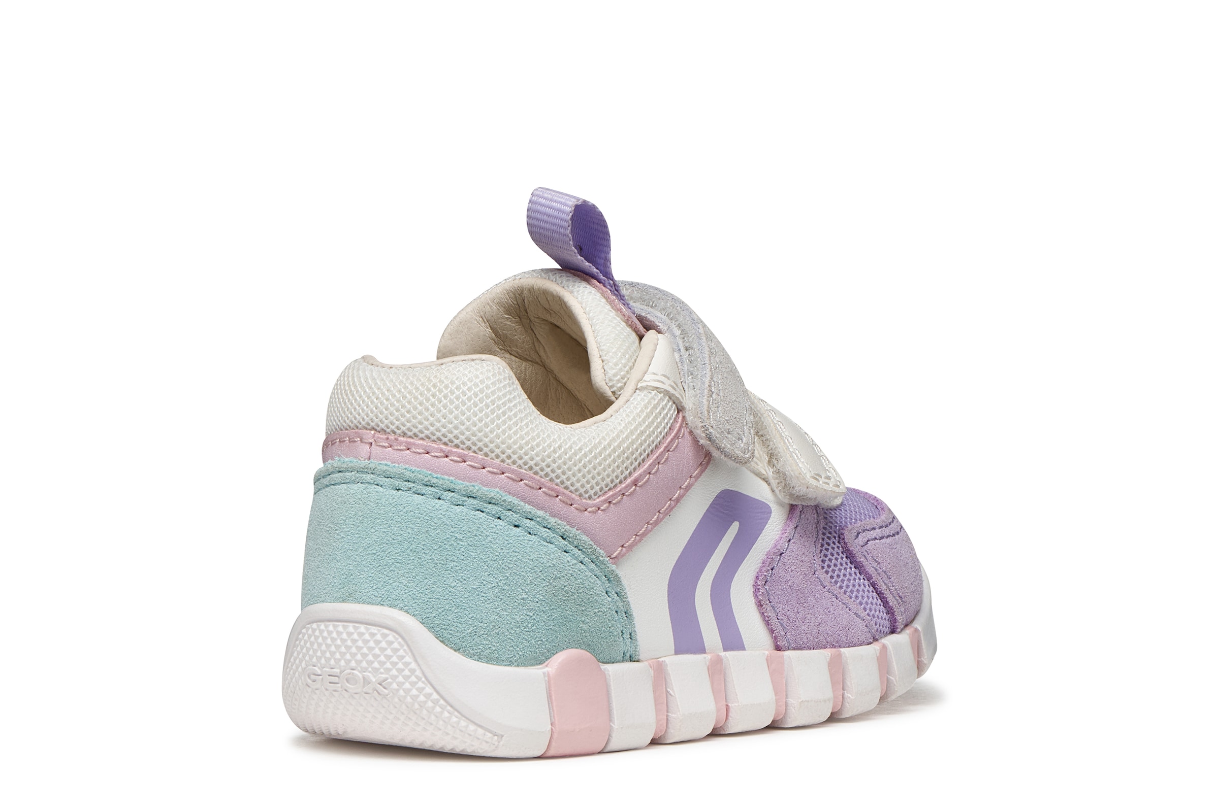 Geox Chaussures de marche »B IUPIDOO GIRL«  chaussure bébé avec empiècements pastel, gabarit de taille à télécharger