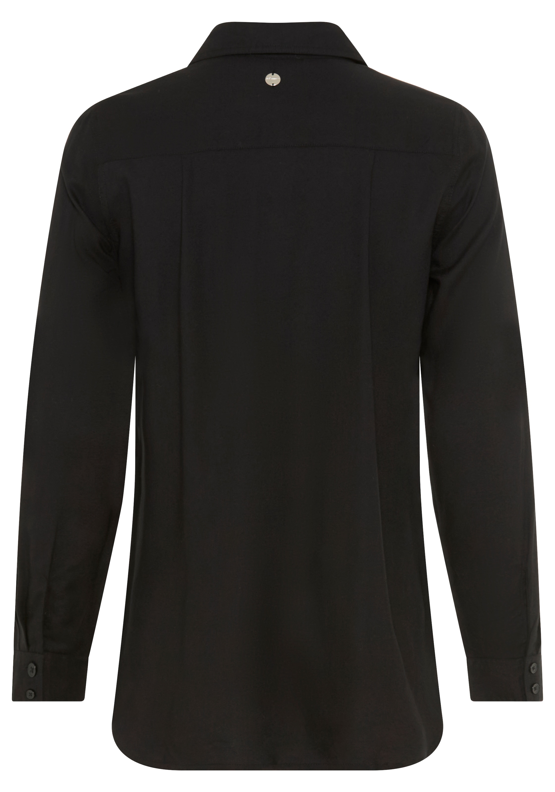 Tamaris Blouse chemise »mit lockerem Schnitt, aus fliessender Viskose-Qualität« style oversize avec poche