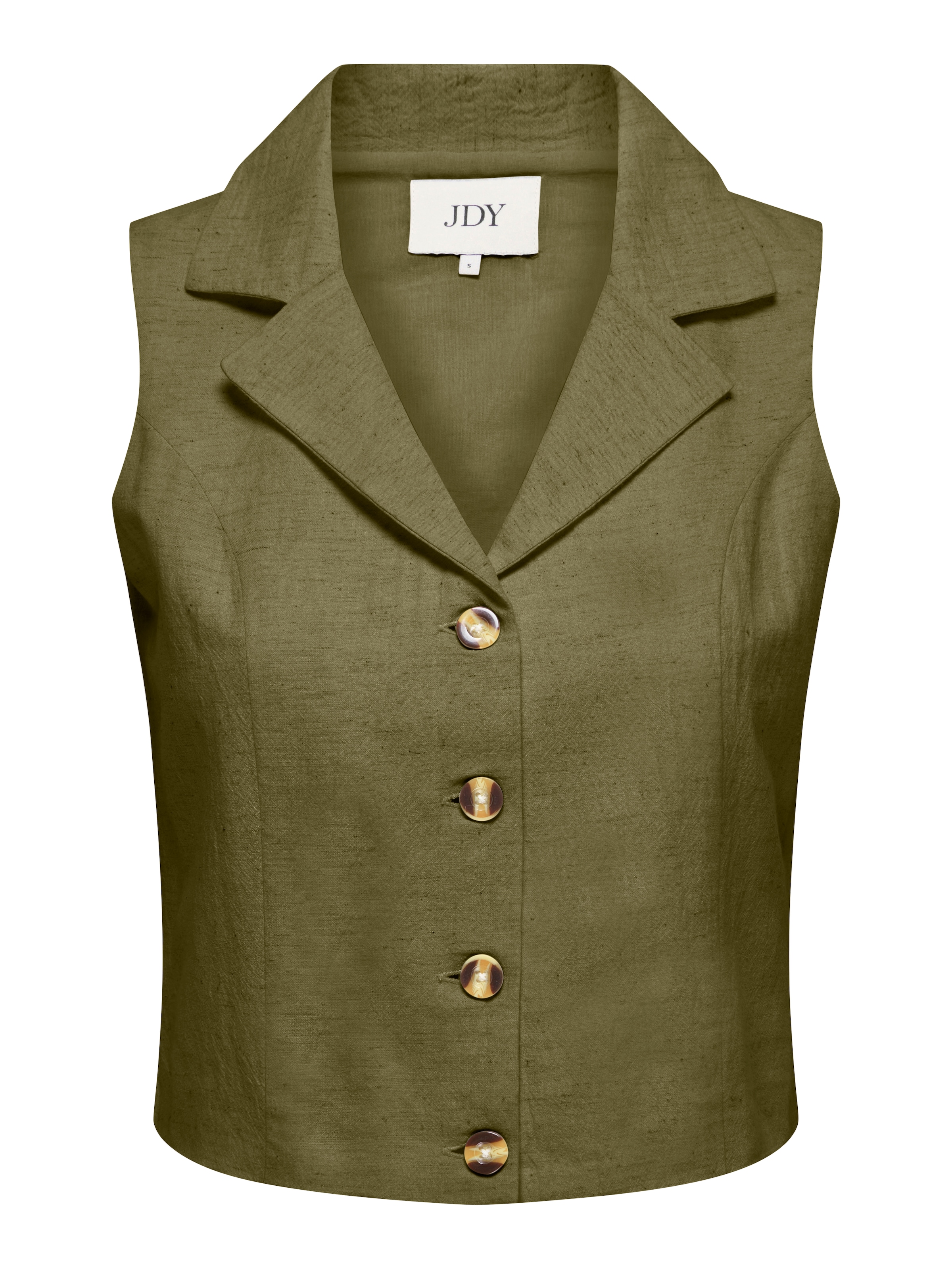 JDY Gilet de costume »JDYMILAN LINEN S/L WAISTCOAT TLR« mit Leinen