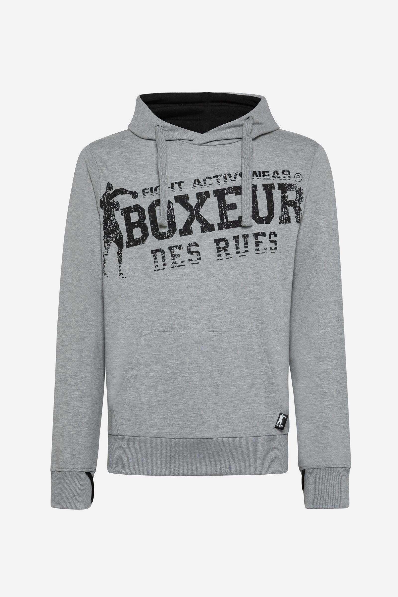 BOXEUR DES RUES Kapuzenpullover »BOXEUR DES RUES Kapuzenpullover Hooded Sweatshirt with Thumb Openings«