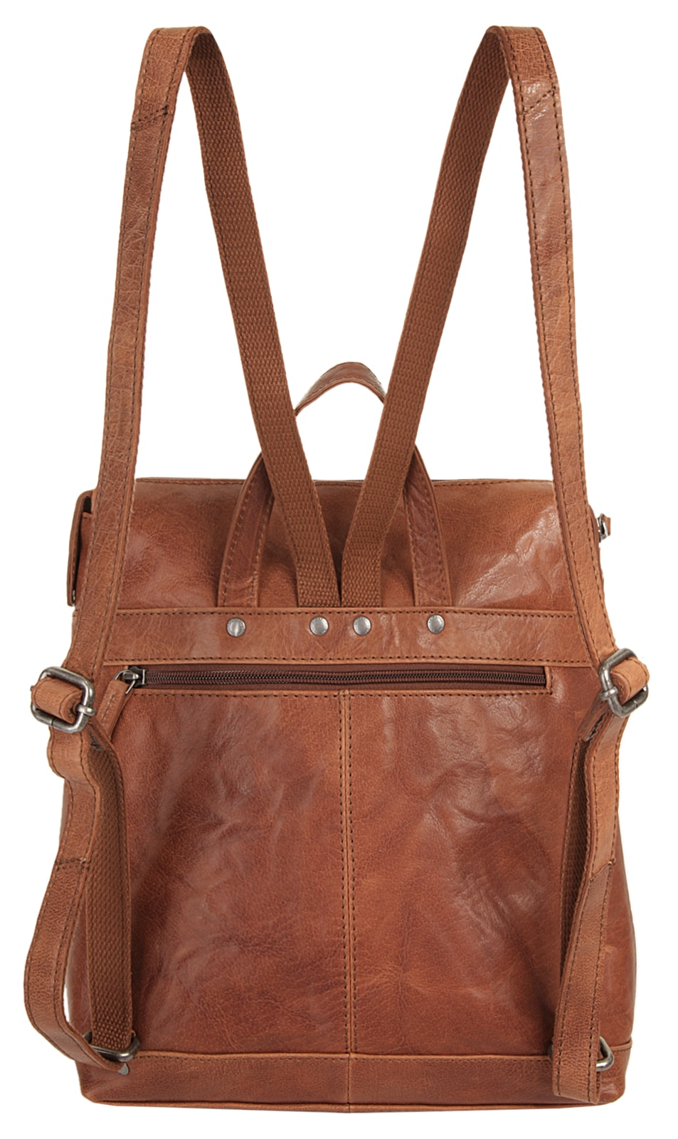 Spikes & Sparrow Laptoprucksack, echt Leder