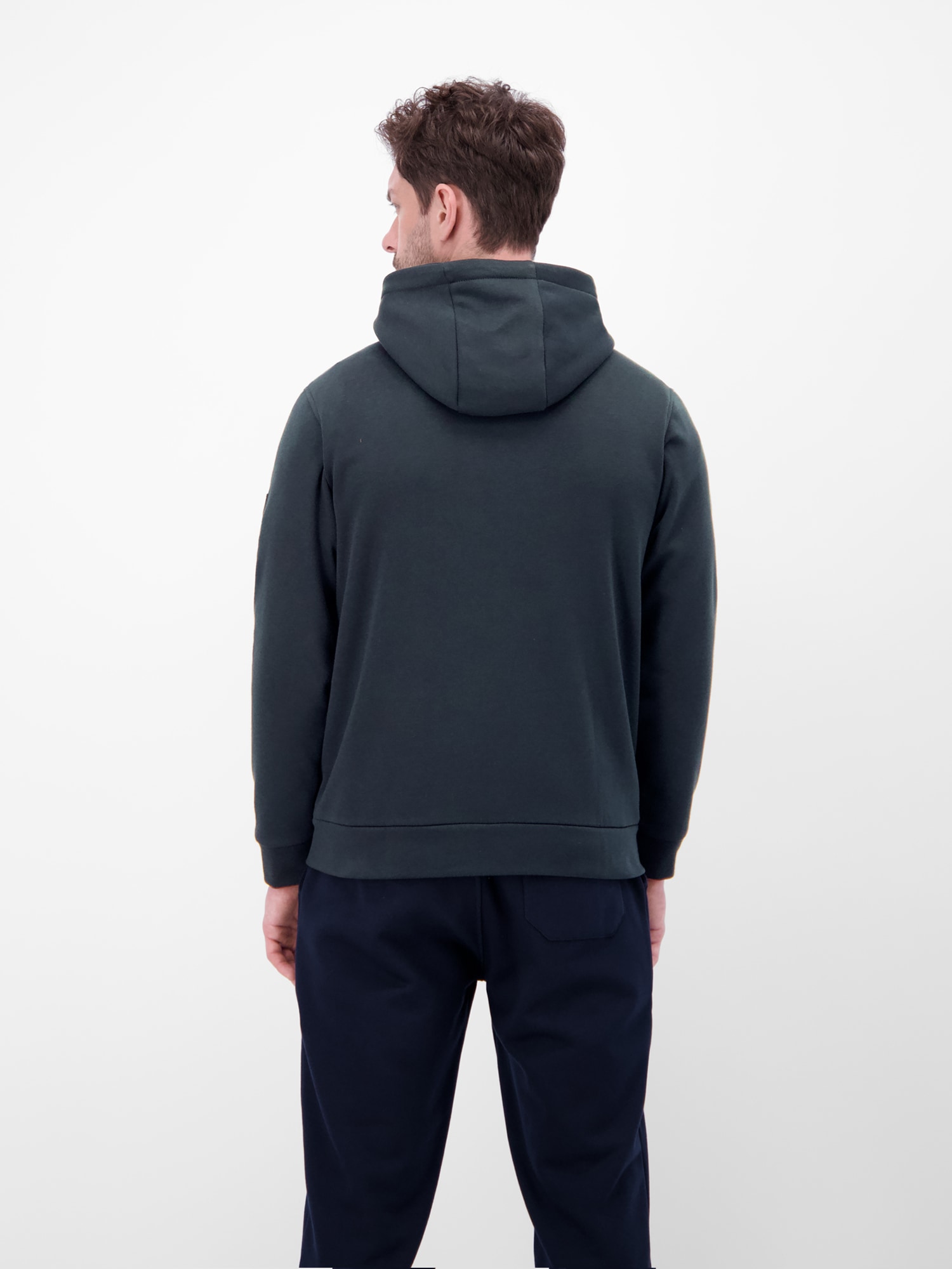 LERROS Sweat à capuche »Sweatjacke im Hoodie-Look aus Mischgewebe«