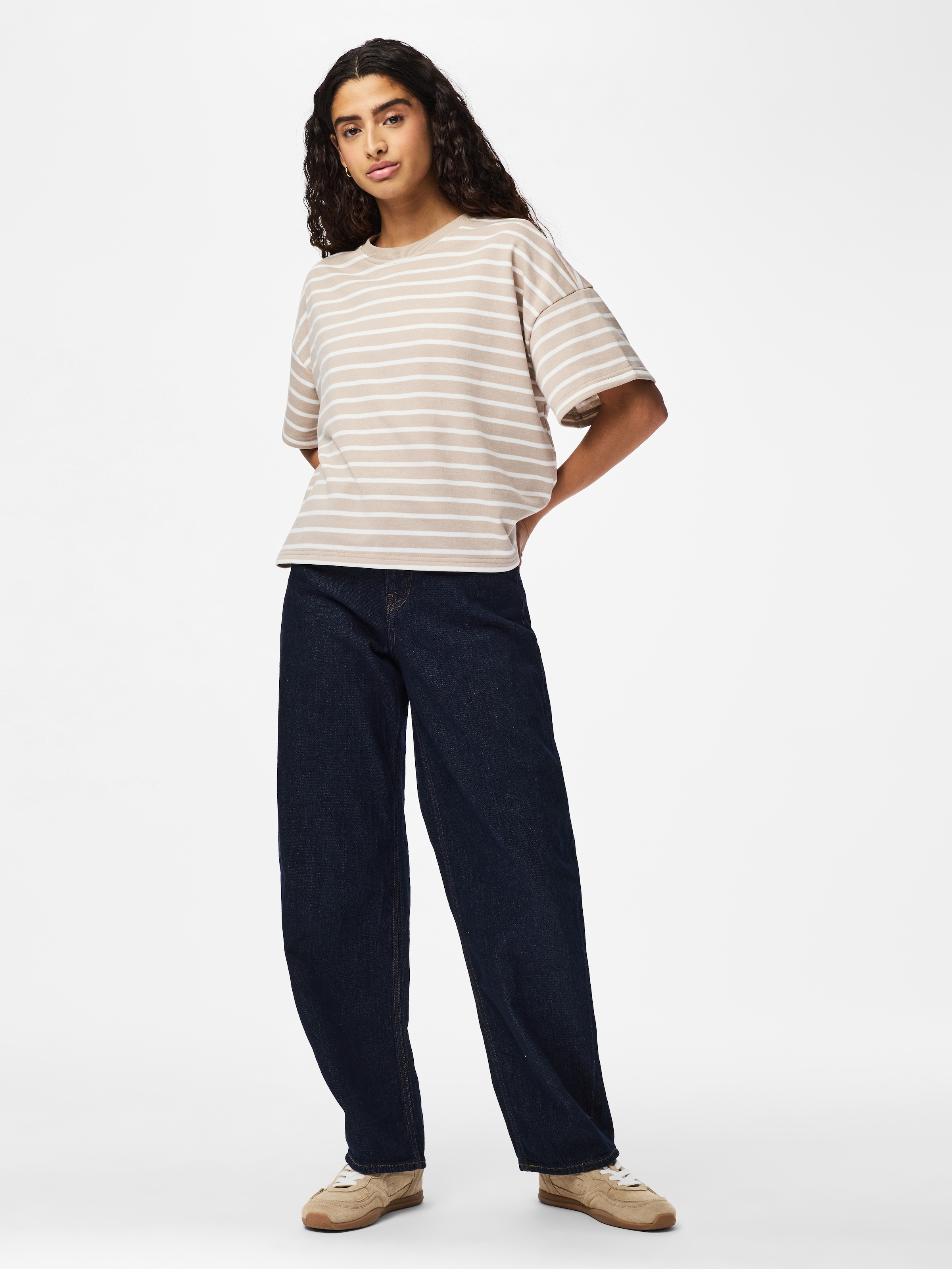 pieces »PCCHILLI SUMMER 2/4 SWEAT STRIPE NOOS BC«
