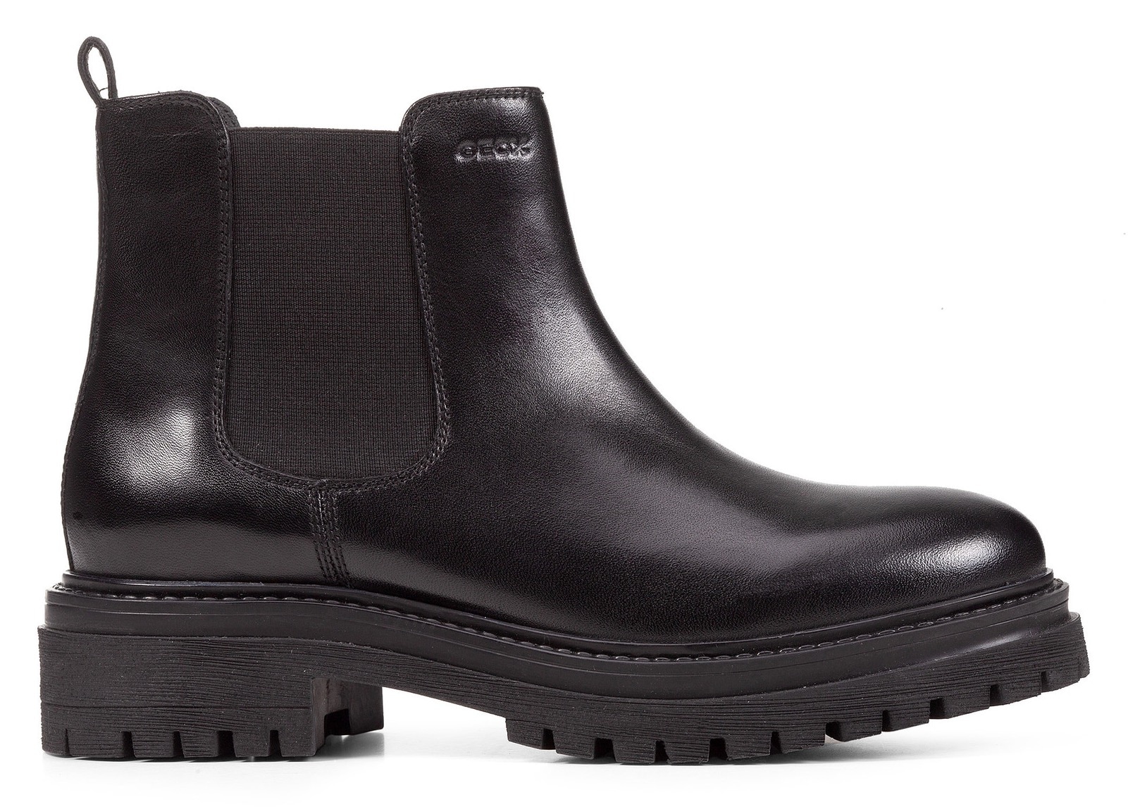 Geox Chelseaboots »D IRIDEA B«, Chunky Boot, Plateau Stiefelette mit modischem Blockabsatz