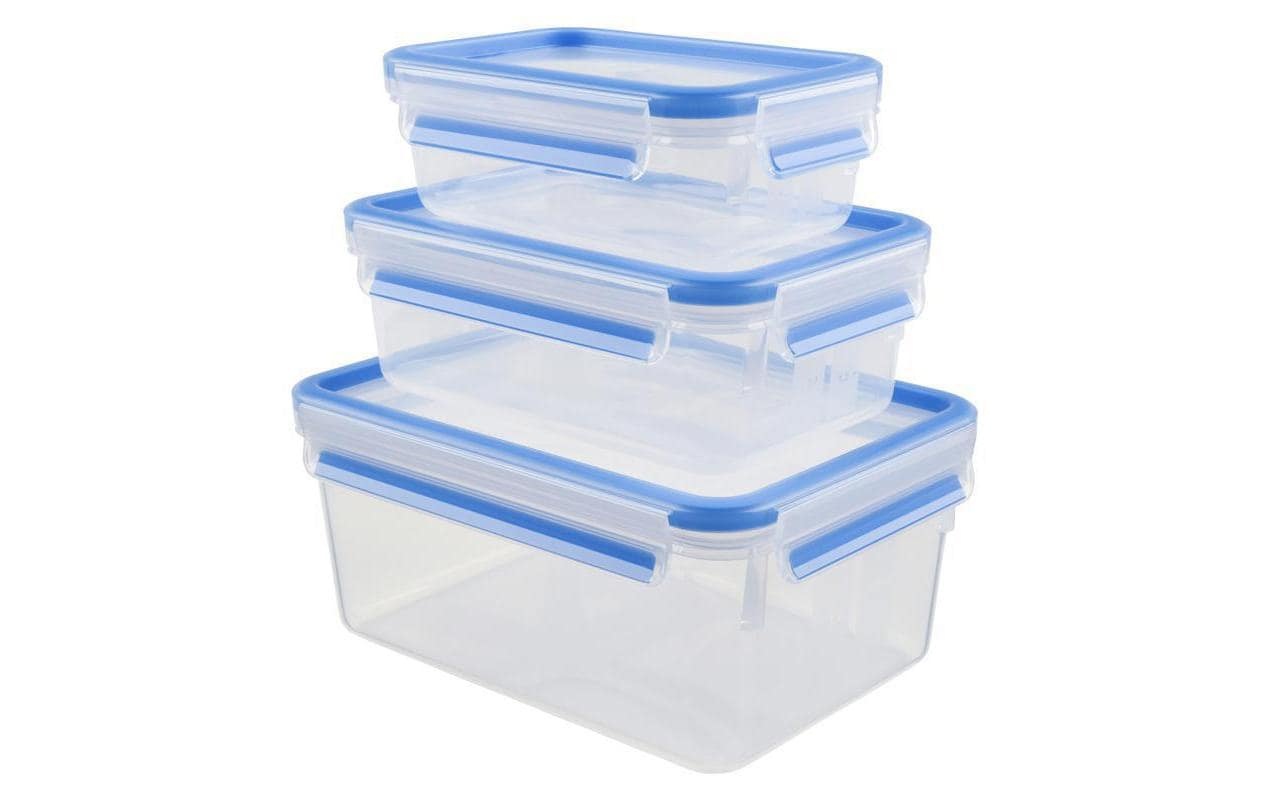 Image of Emsa Aufbewahrungssystem "Blau/Transparent" 3 Stk. tlg.