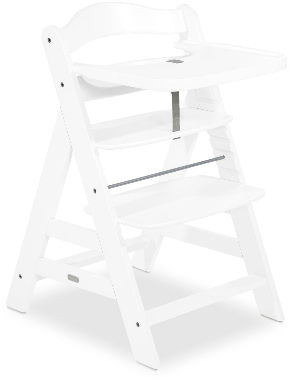 Hauck Plateau de chaise haute »Alpha Wooden Tray Essbrett, white« für Hochstühle Alpha+ und Alpha+ Select