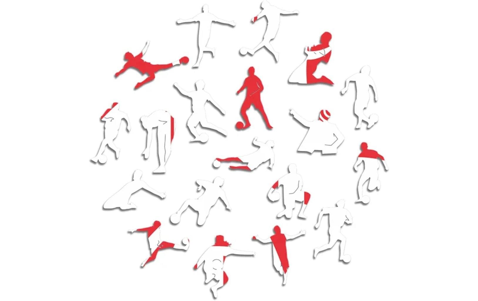   Puzzle »Iconic AC Milan – Retro Logo« Holzart: Birke (Herkunftsland: China)