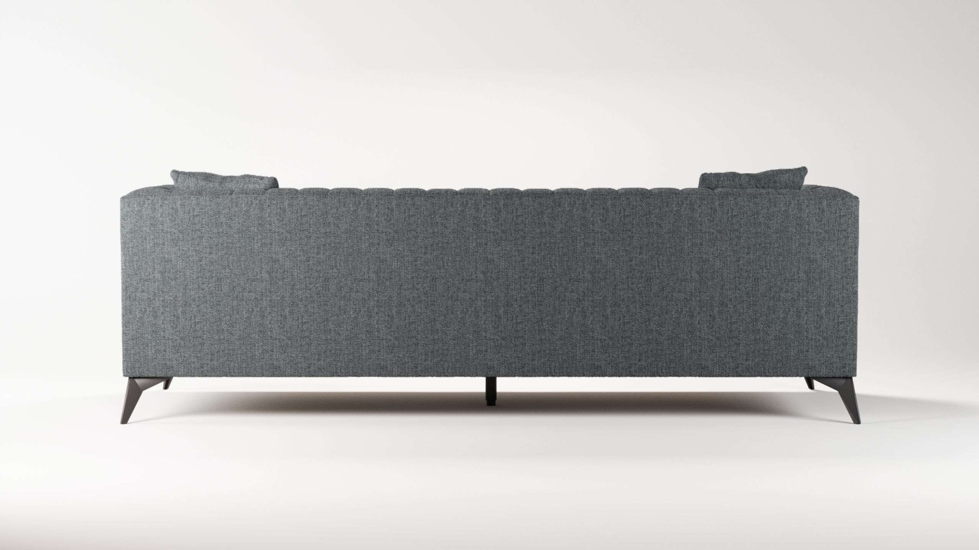 Places of Style 4-Sitzer »MATTHEW elegantes Designsofa, Masse B/T/H: 231/86/74 cm«, XXL, Steppung im Rücken, lose Sitzkissen, incl 2. Zierkissen