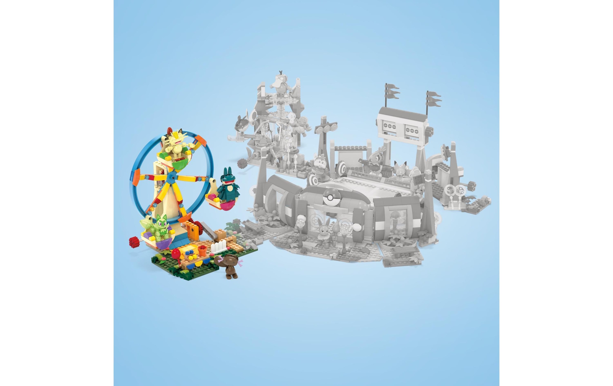 MEGA Spielbausteine »Construx Pokémon Spass auf Riesenrad«, (393 St.)