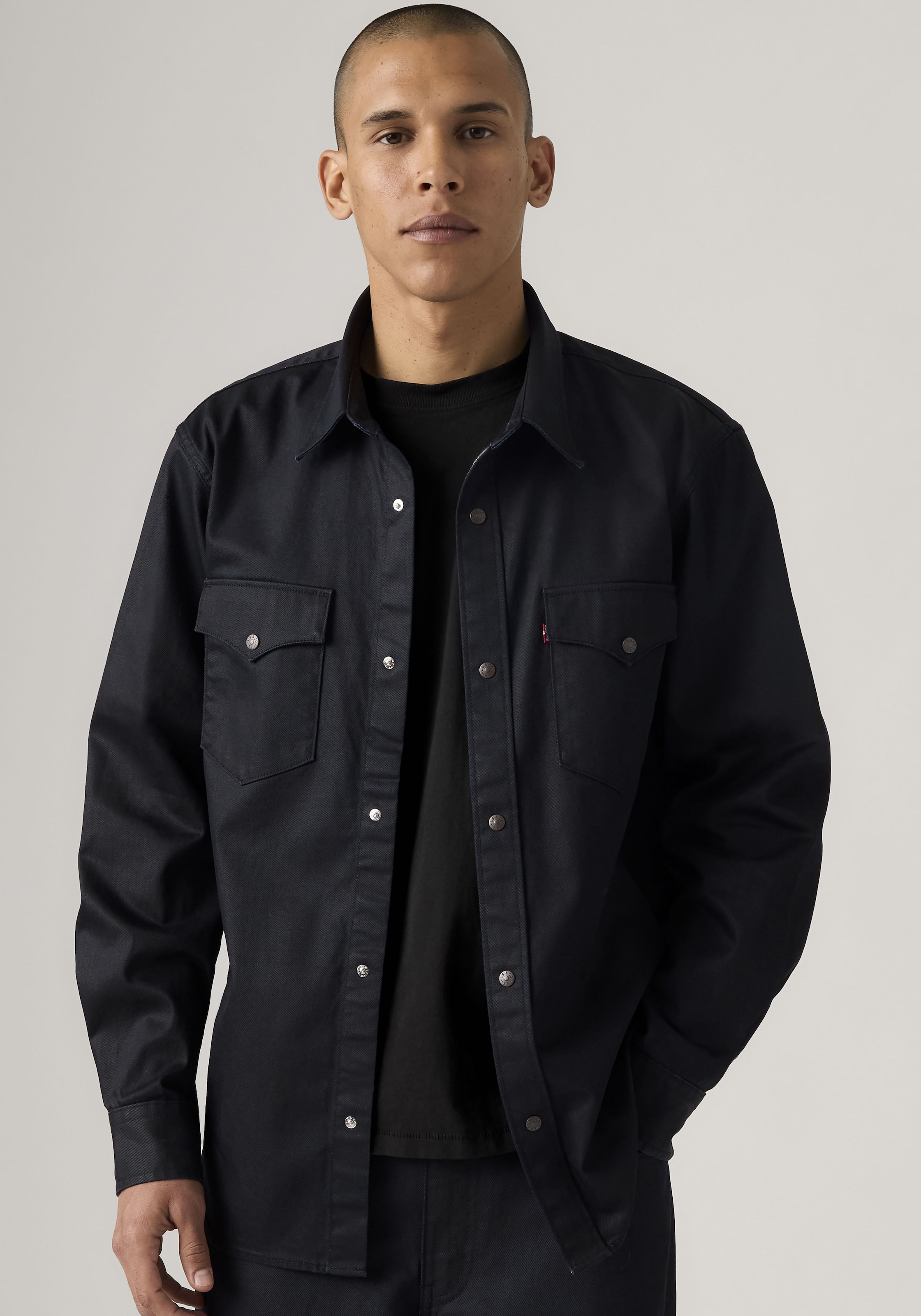 Image of Levis Jeanshemd "RELAXED FIT WESTERN" im Western-Stil