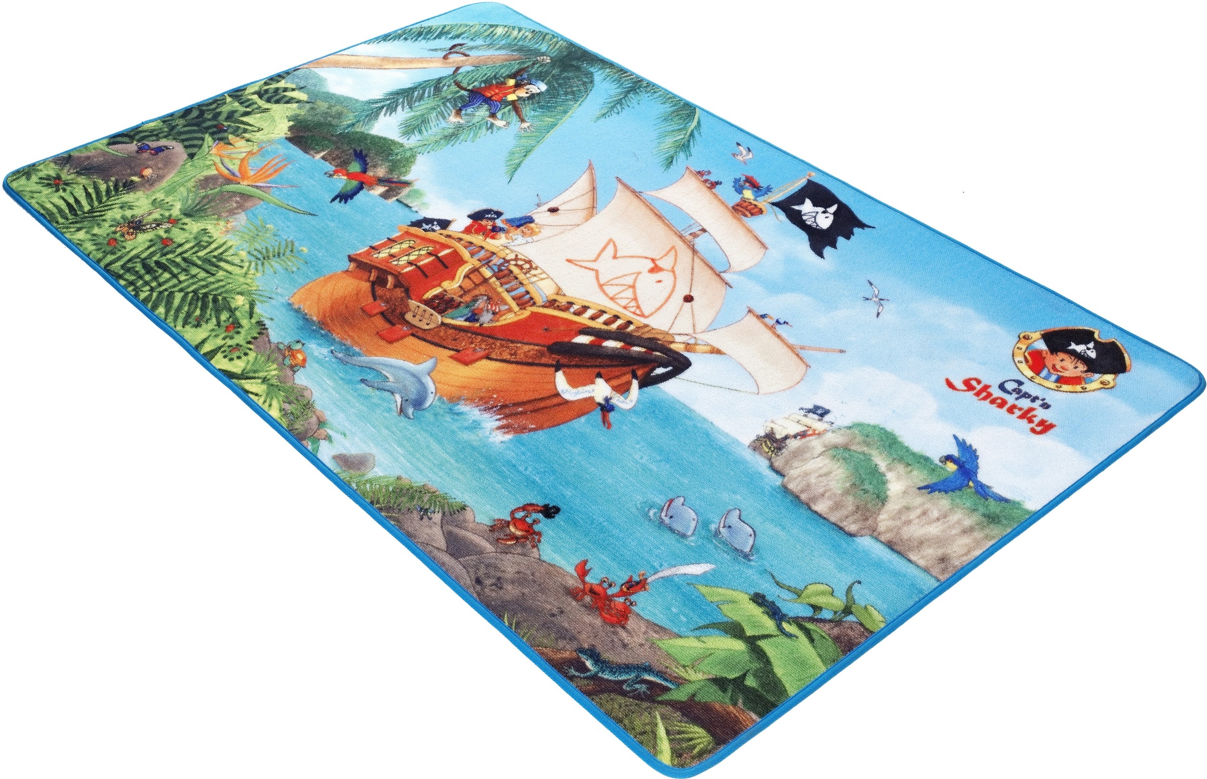 Image of Capt`n Sharky Kinderteppich »SH-301«, rechteckig, 2 mm Höhe, Spielteppich, Kinderzimmer bei Ackermann Versand Schweiz