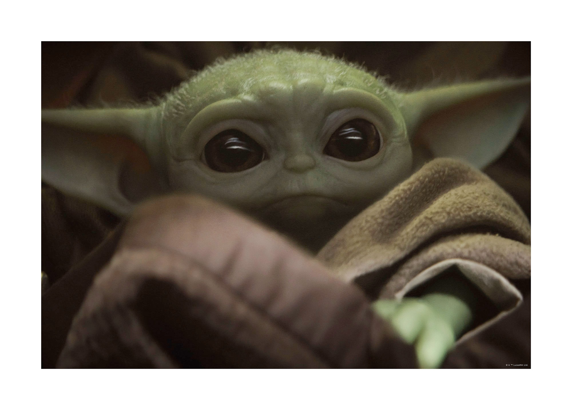 Image of Komar Wandbild »Mandalorian The Child Cute Face«, Disney-Star Wars, (1 St.), 50 x 40 cm (Breite x Höhe) - 1 Teil bei Ackermann Versand Schweiz