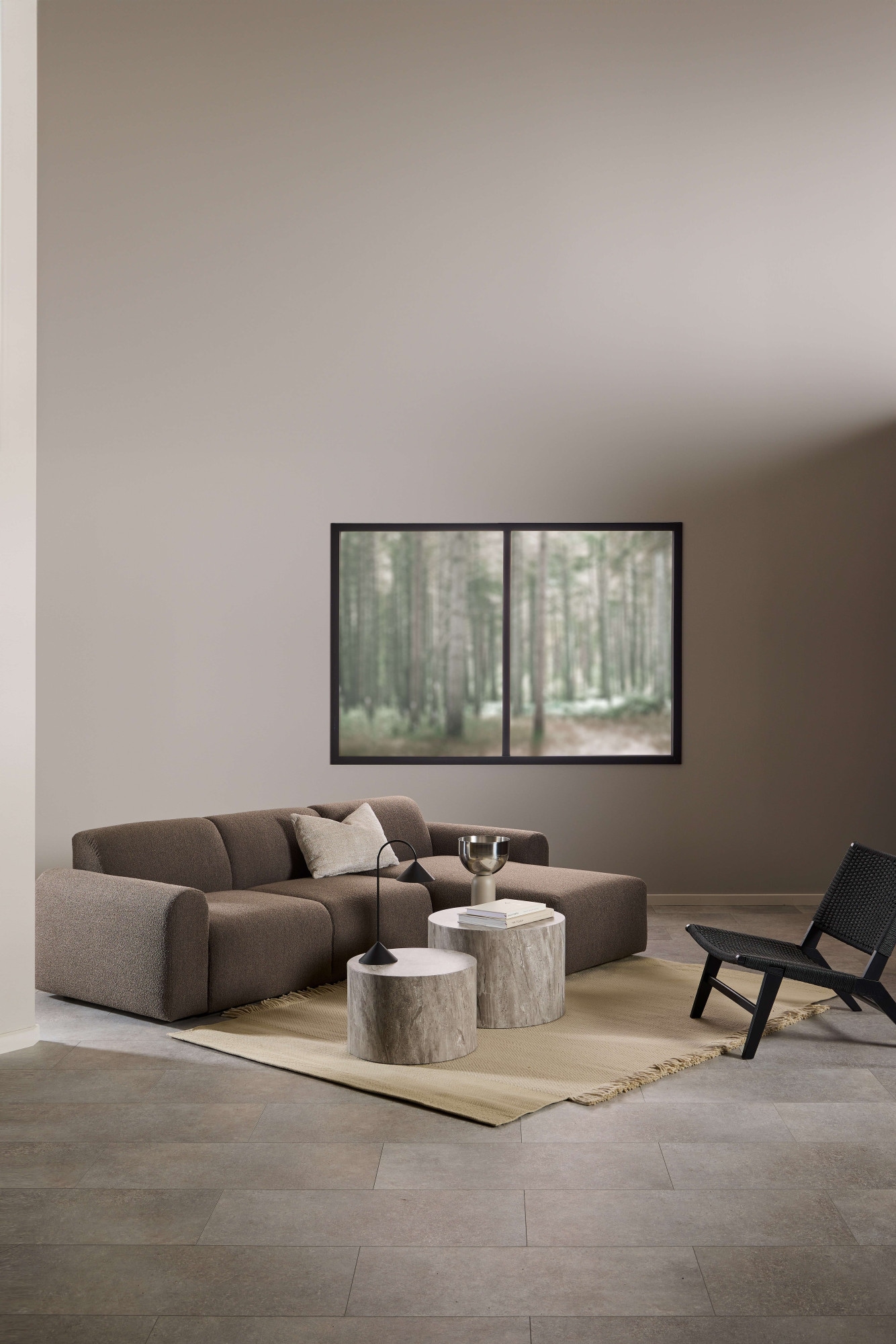 ACTONA GROUP Loungesessel »Carson« Eiche, minimalistischer Stil, erhältlich in zwei Farben