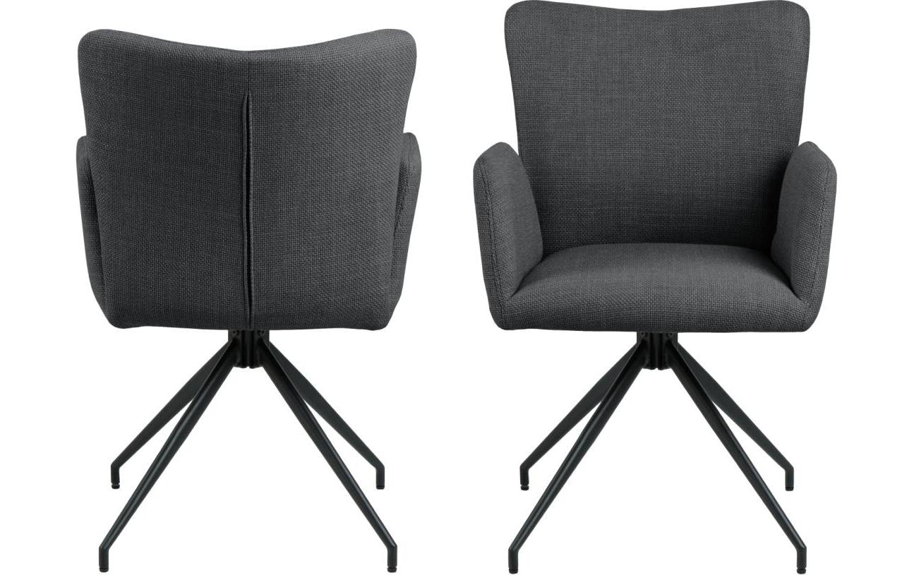 AC Design Stuhl »Laura« () 2 Stk.Esszimmerstuhl, Armlehne, (Set, 2 st), Drehfunktion, sitzhöhe: 48 cm