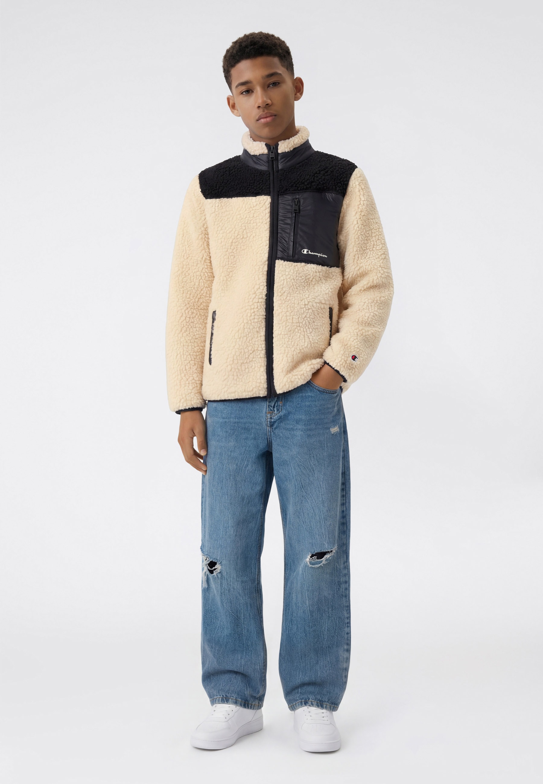 Champion Veste polaire »SPORTWEAR ZIP-UP Standard Fit Polar« style sportif, en polyester, pour loisirs