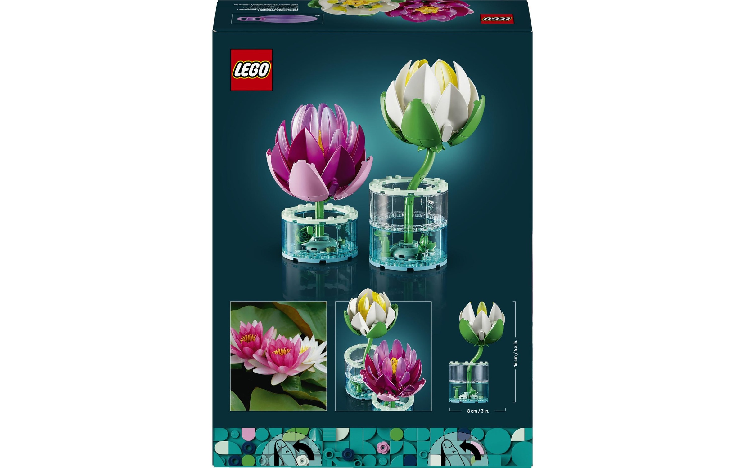 Image of LEGO Konstruktionsspielsteine "Seerosen (11511), LEGO Botanicals" Made in Europe