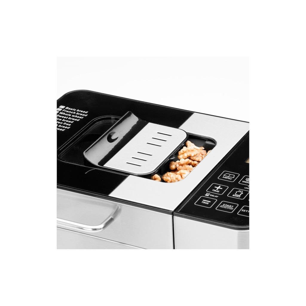Gastroback Brotbackautomat »»Design Advanced Silberfarben Schwarz« Art.-Nr.: 7290385643«, 18 Programme