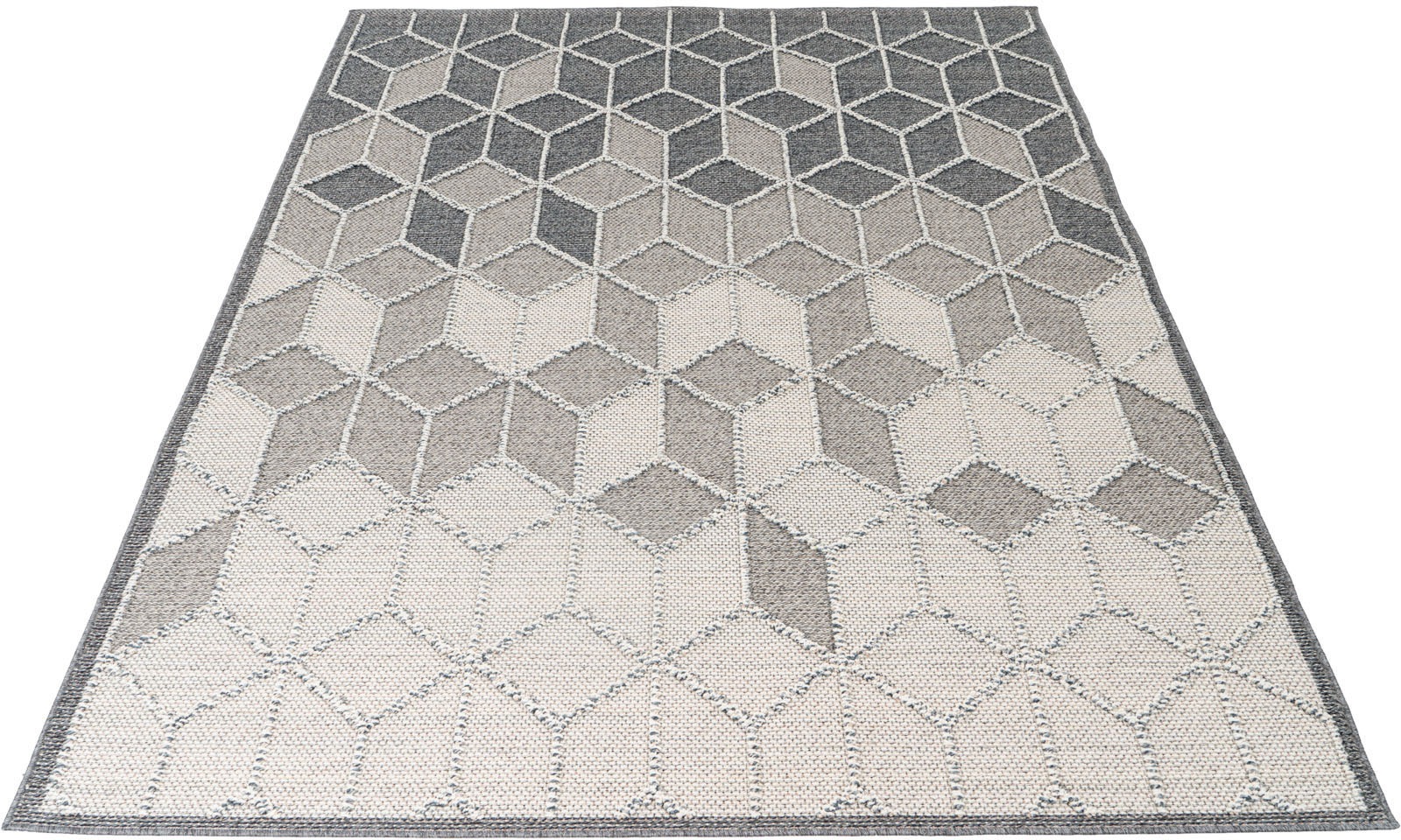 Image of Obsession Teppich »My Sherpa 370«, rechteckig, 8 mm Höhe, Hoch-Tief-Struktur, geometrisches Design, meliertes Garn, In- und Outdoor geeignet, Wohnzimmer bei Ackermann Versand Schweiz