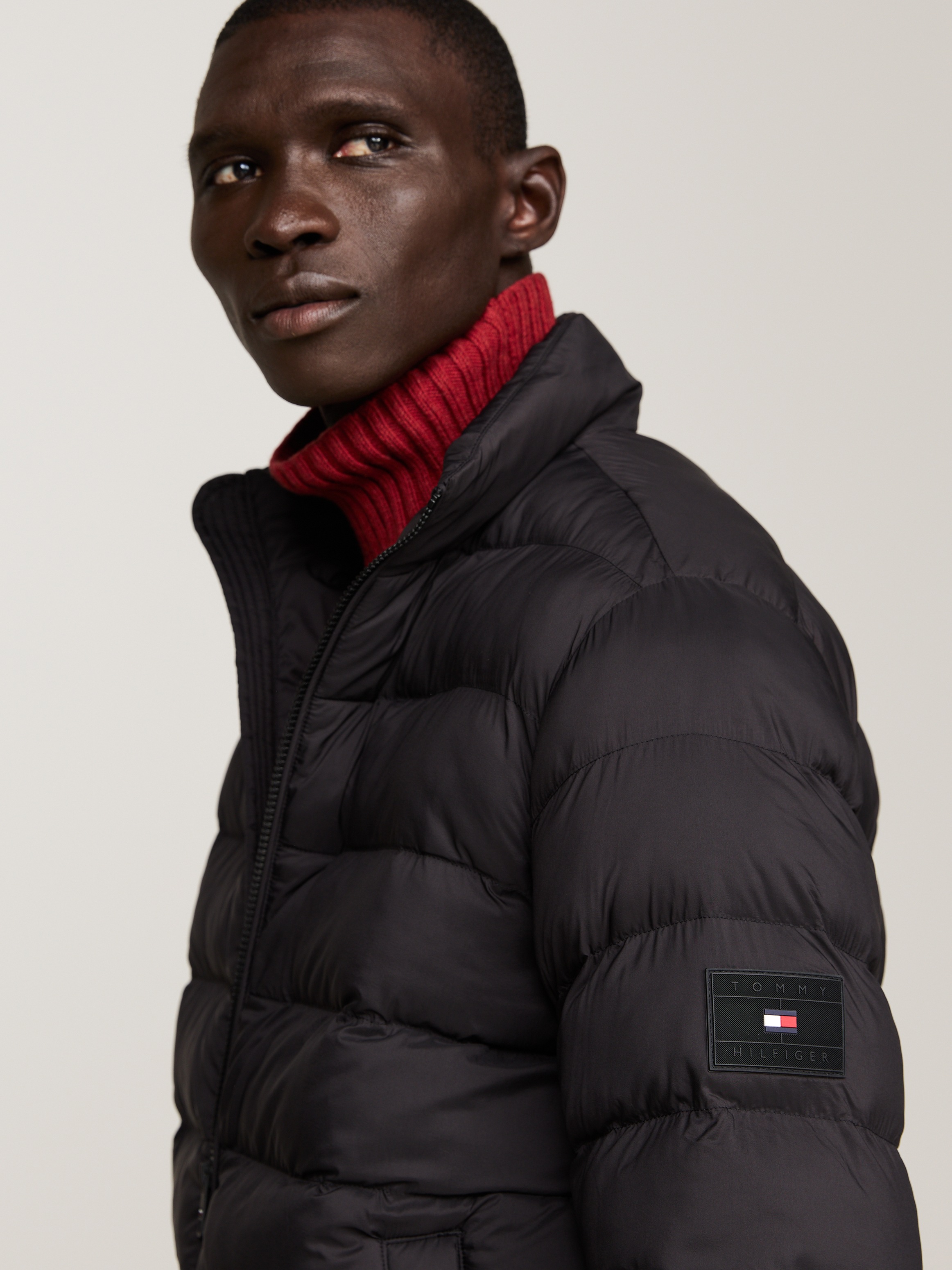 Tommy Hilfiger Steppjacke »MID WEIGHT STAND COLLAR JACKET«