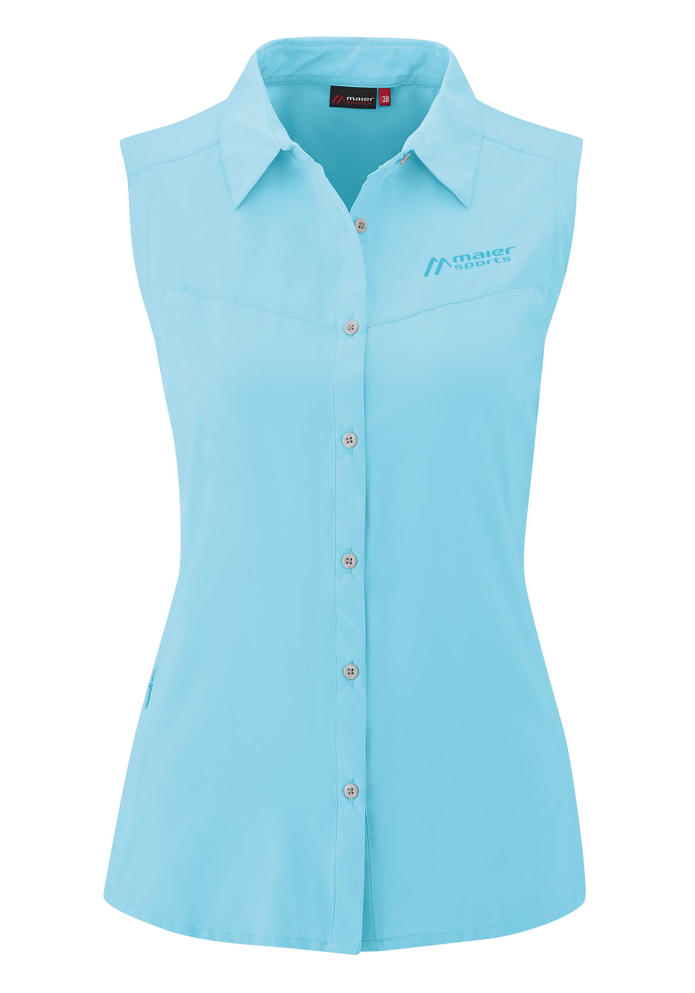 Image of Maier Sports Funktionsbluse »Sinnes W«, Leichte, elastische Trekkingbluse mit Sonnenkragen bei Ackermann Versand Schweiz