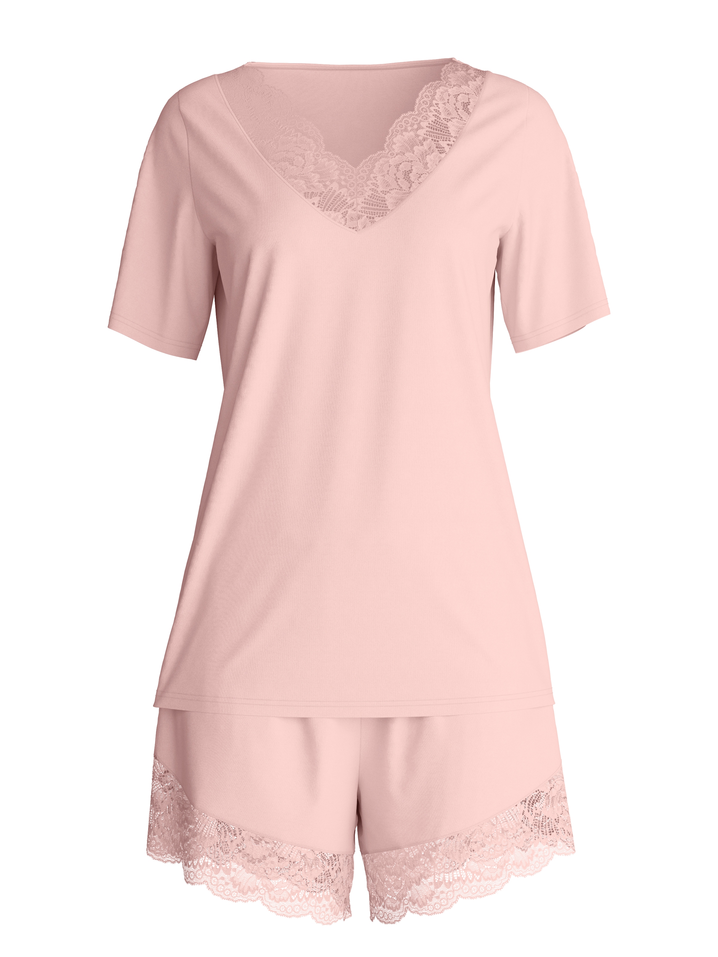 CALIDA Shorty »Elegant Dreams« 2 feminine Details-Spitze, seidig-weicher Griff, Kurzarm