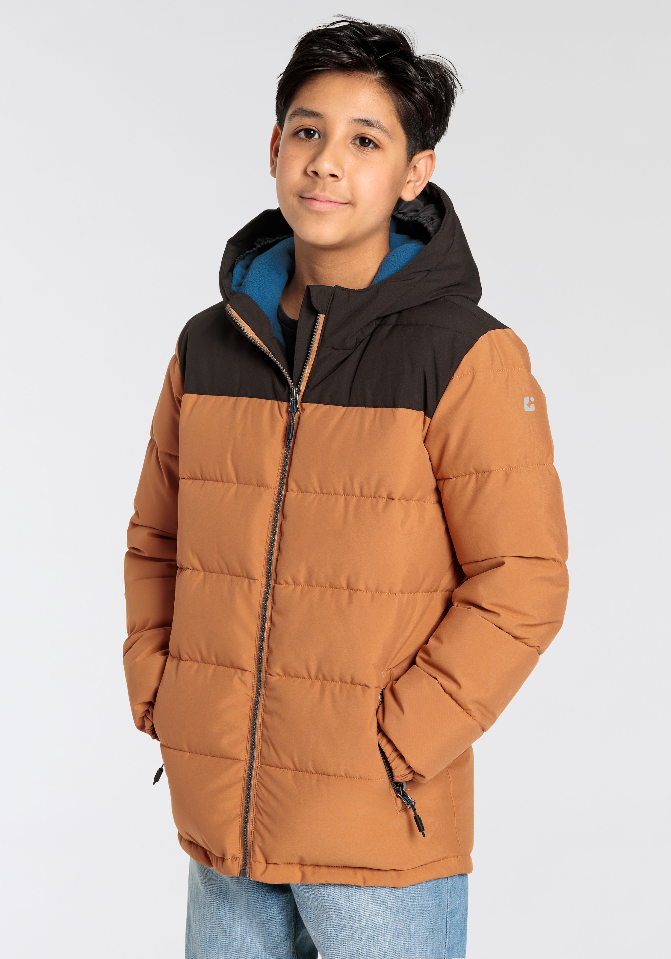 Killtec Winterjacke »KW 1 BYS JCKT OT - für Kinder«, mit Kapuze, Winddicht & Wasserabweisend & Atmungsaktiv