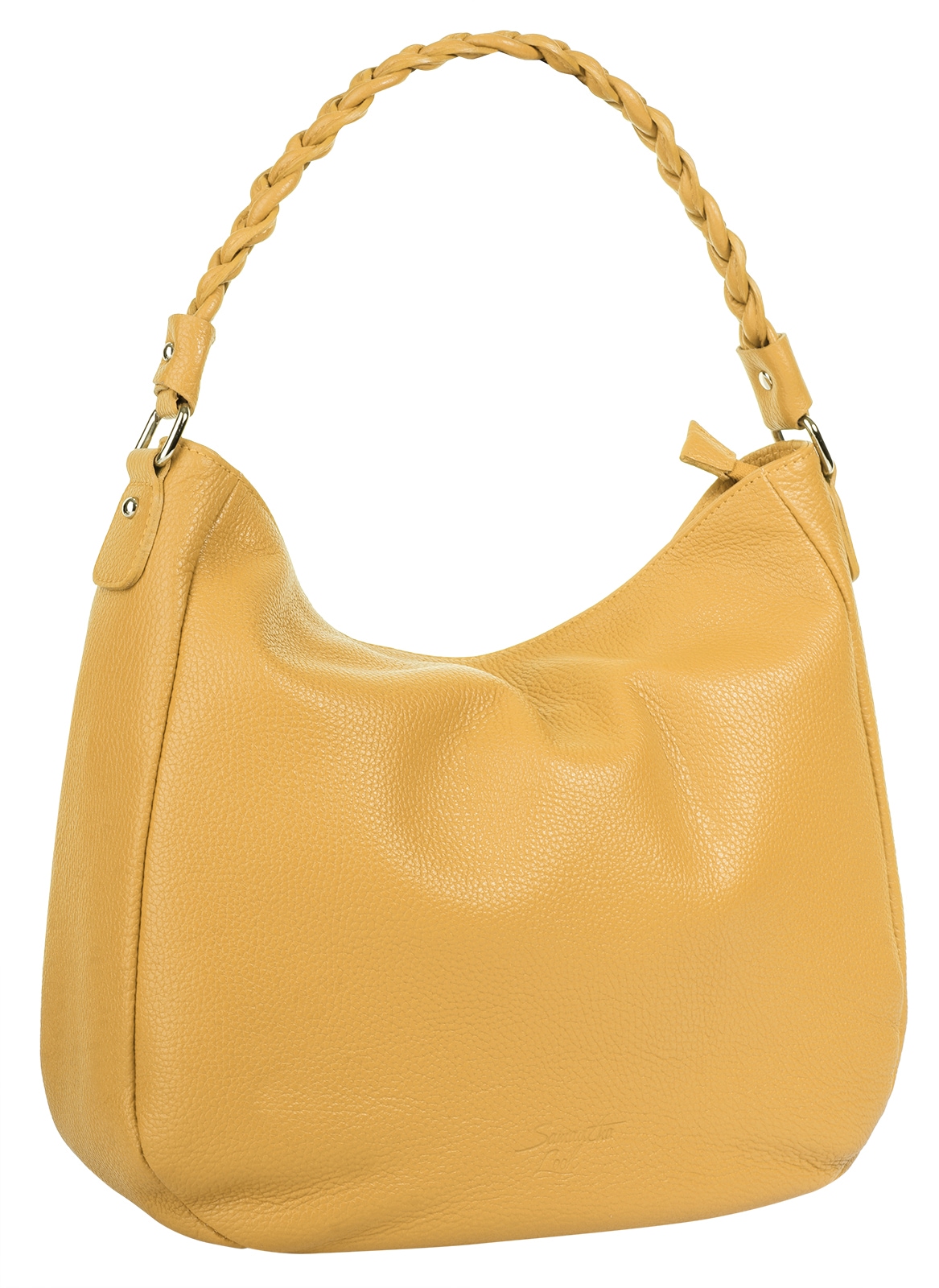 Samantha Look Henkeltasche, echt Leder, Made in Italy