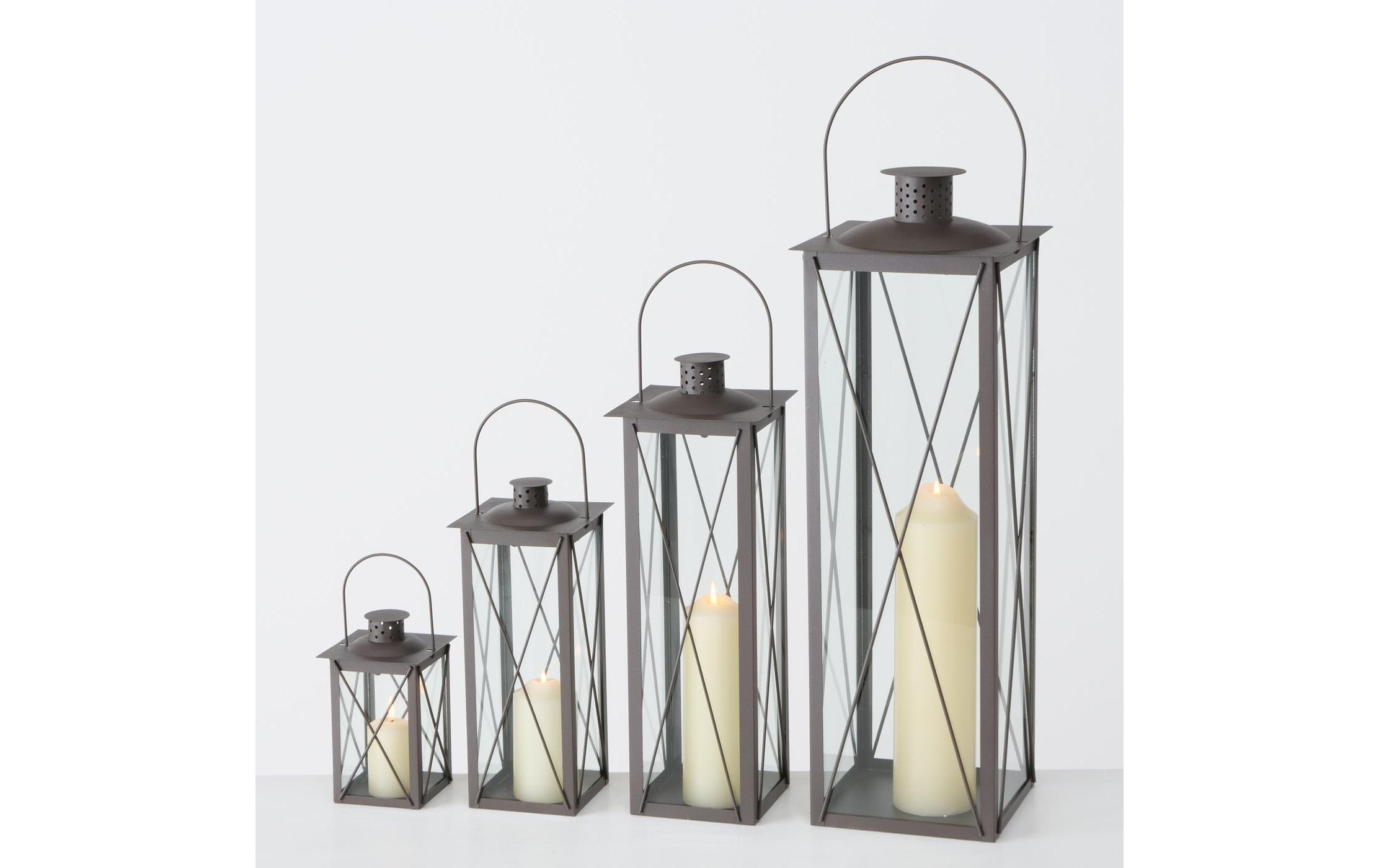 BOLTZE Lanterne à bougie »Farol 4-teilig«