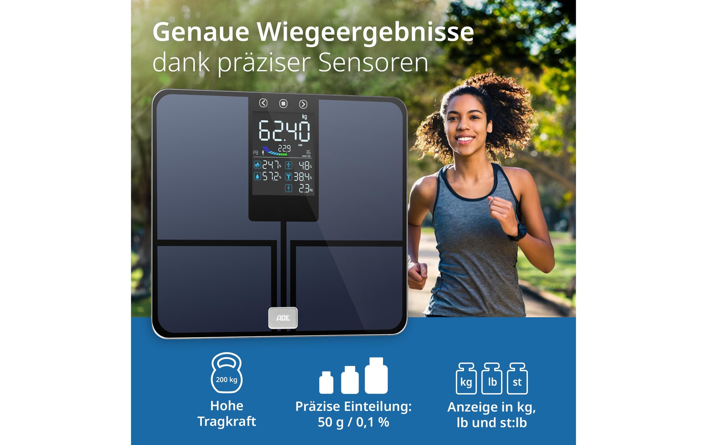 ADE Pèse-personne »Emmy« Diagnosewaage