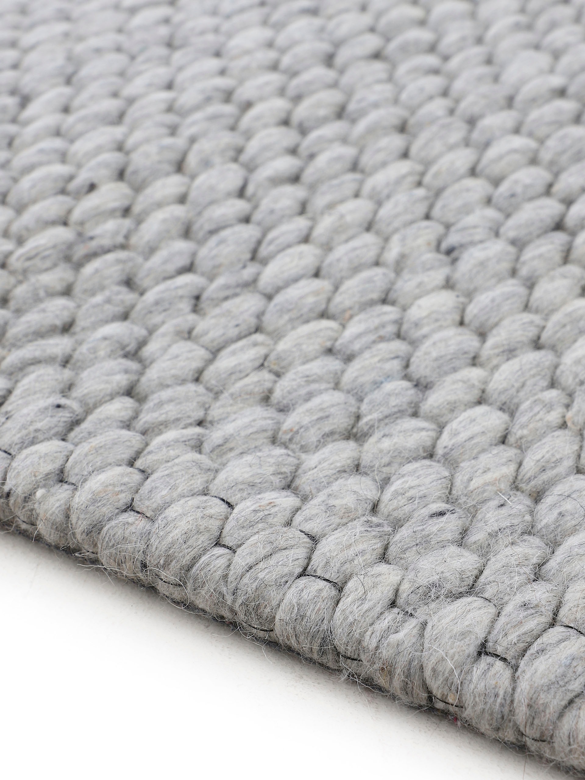carpetfine Läufer »Sina«, rechteckig, 14 mm Höhe, Handweb Teppich, reine Wolle, meliert, handgewebt, weich & kuschelig