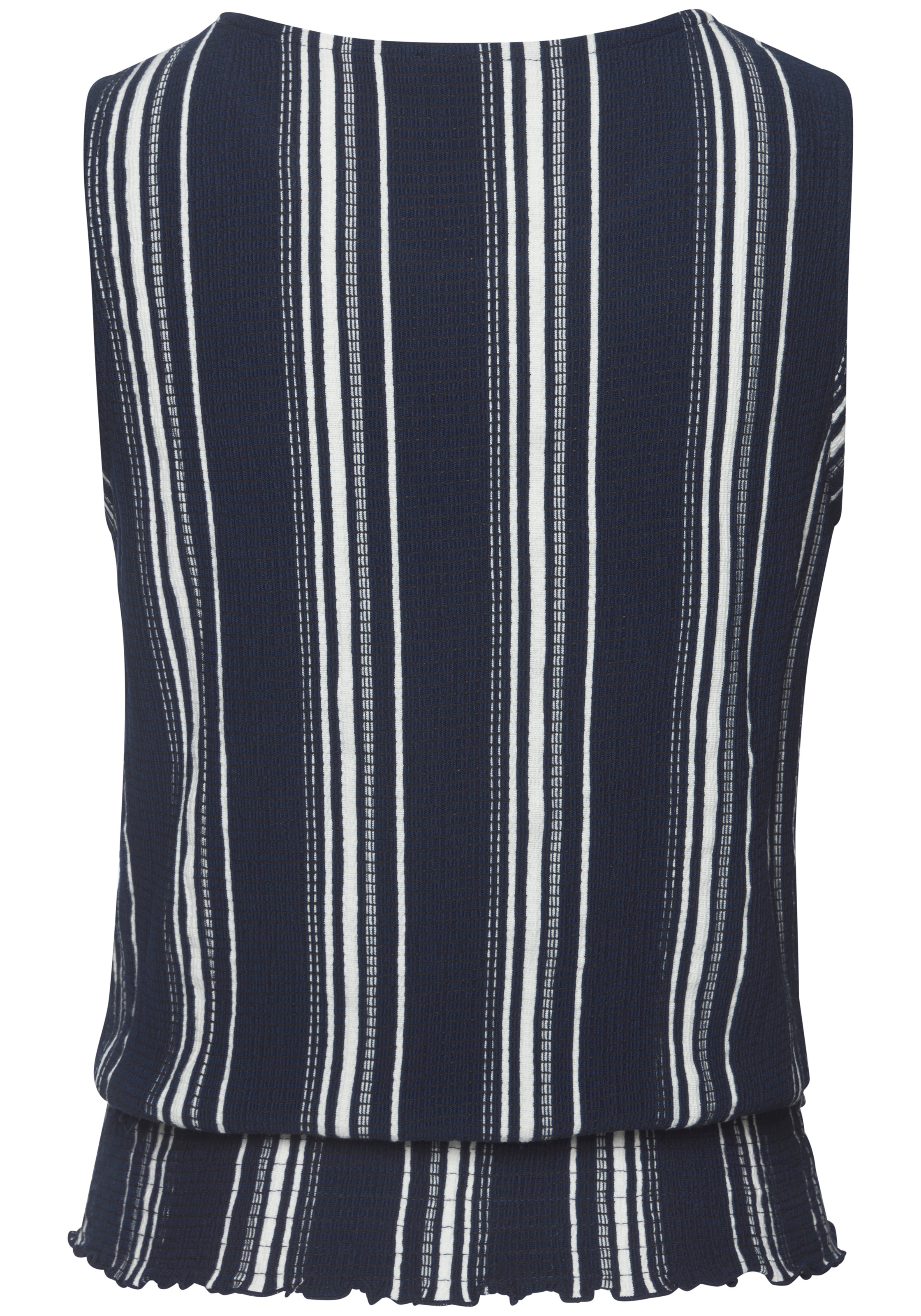 LASCANA Tanktop aus strukturierter Ware, sommerliches Top mit Streifen
