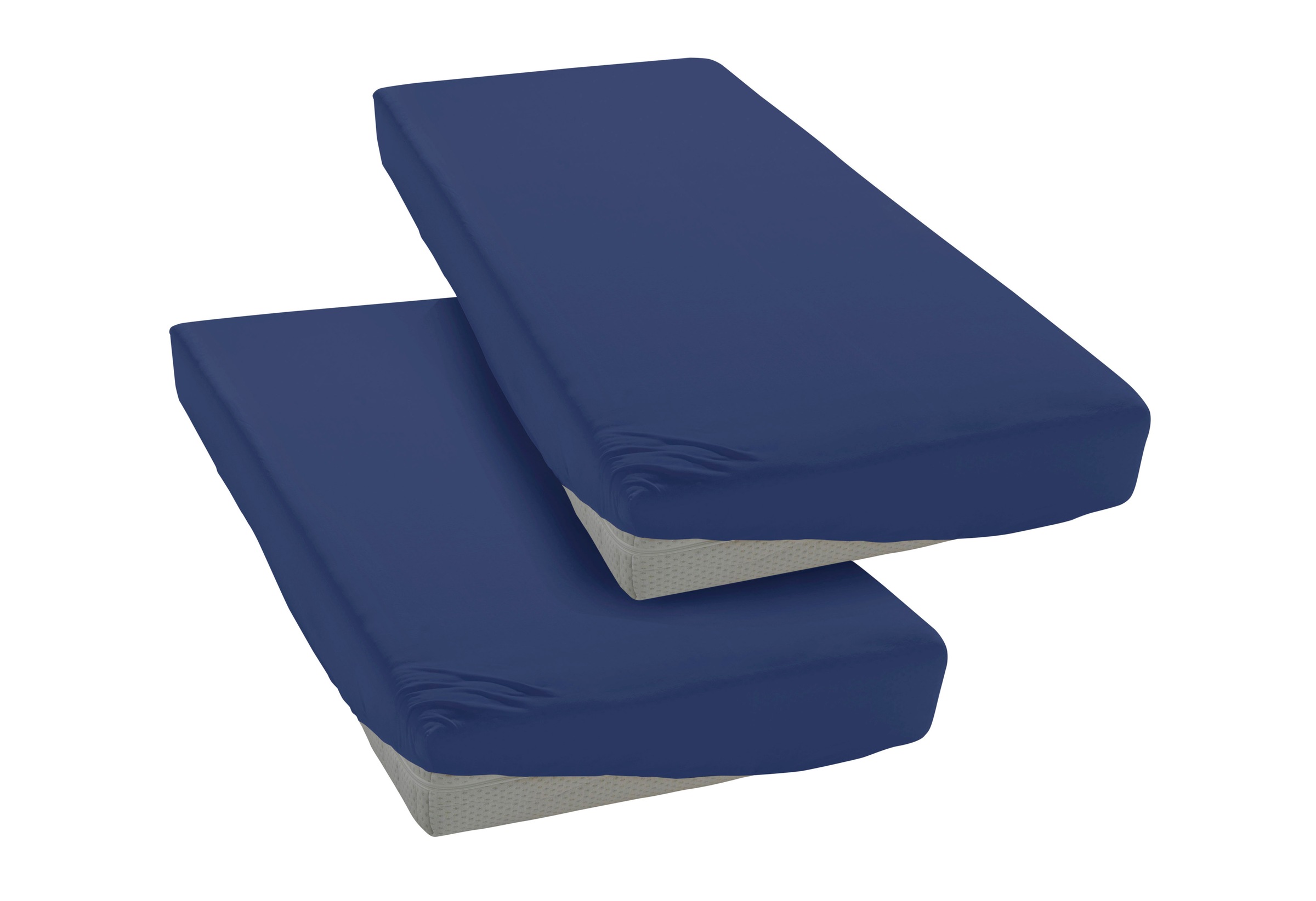 Image of my home Spannbettlaken »Pepper«, (2 St.), Jersey, Für Matratzenhöhe bis zu 25 cm, mit Gummizug bei Ackermann Versand Schweiz