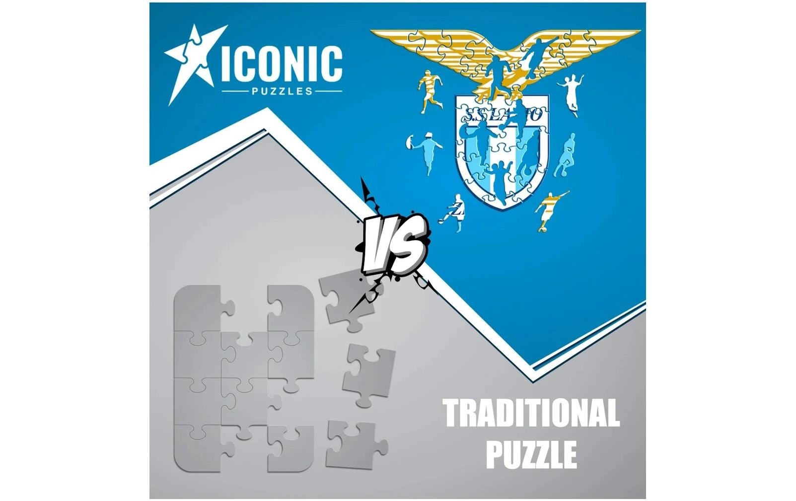   Puzzle »Iconic SS Lazio – Logo« Holzart: Birke (Herkunftsland: China)