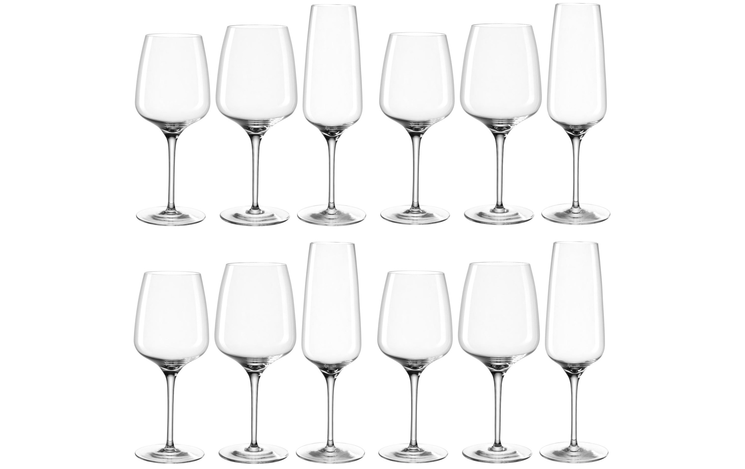 Weinglas »Cesti 200 ml, 12-teilig, Grau/Transparent«, (12 tlg.)