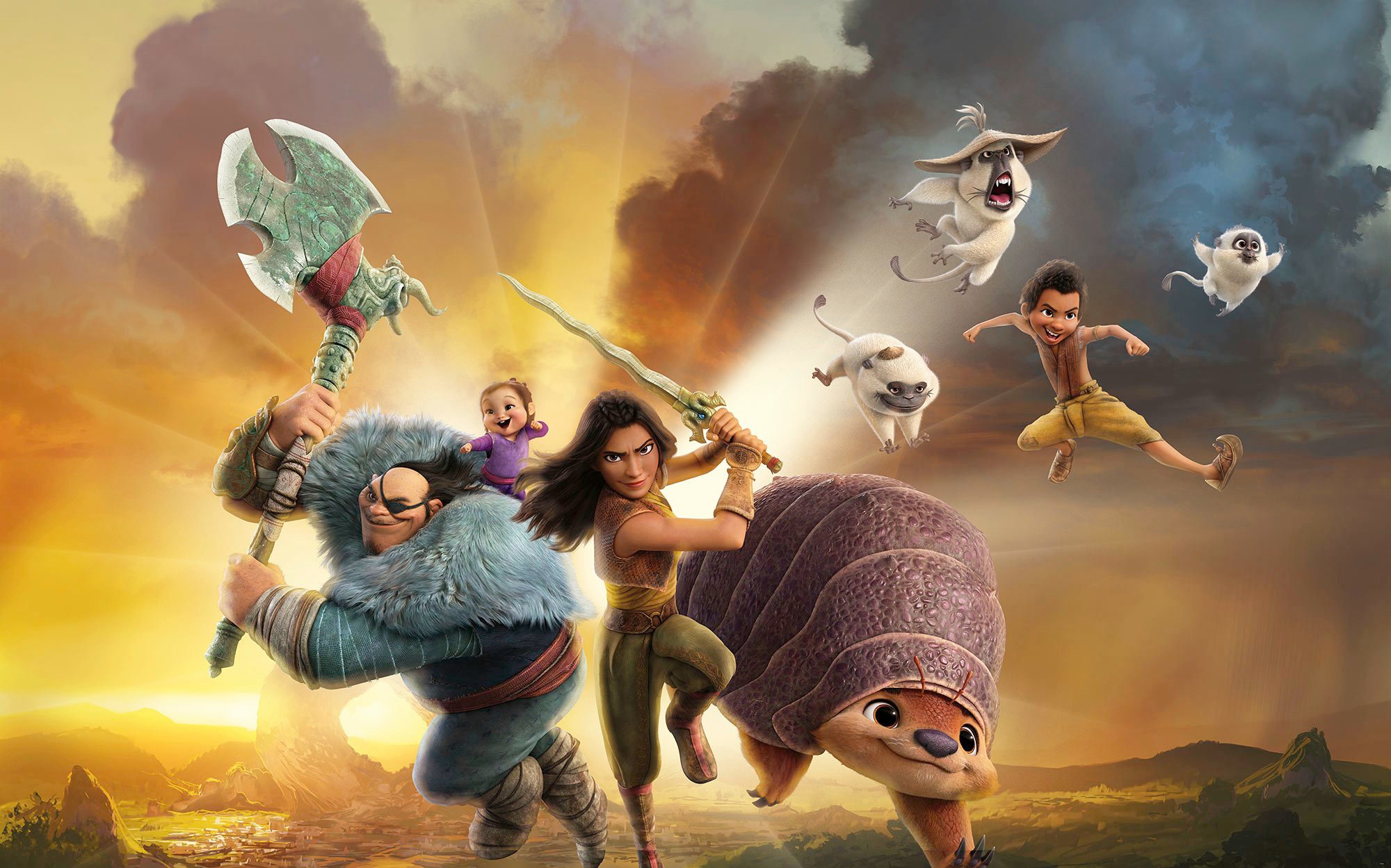 Image of Komar Fototapete »Raya Mission«, bedruckt-Comic-Retro-mehrfarbig, BxH: 400x250 cm bei Ackermann Versand Schweiz