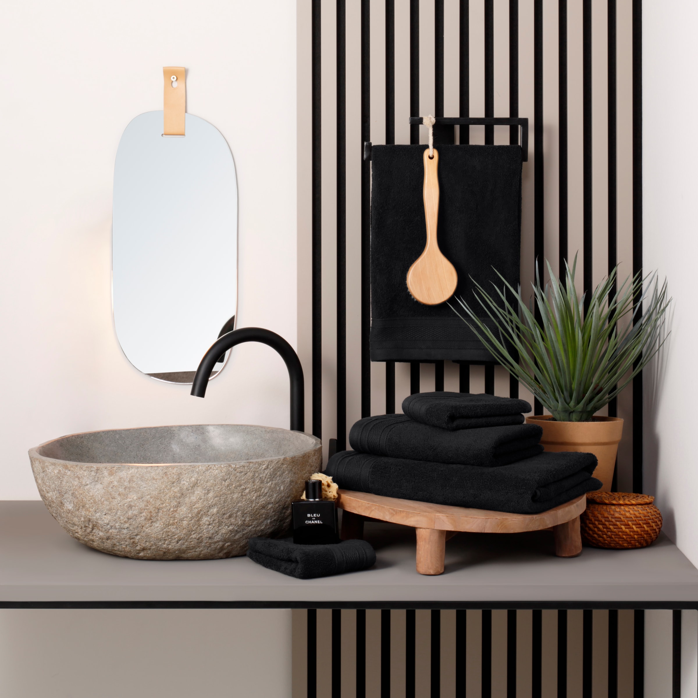 Bruno Banani Handtuch Set »Robby, Premium Handtücher, 500 gr/m², 100% Baumwolle« Set 5 Stk. Frottier Duschtücher, Handtücher, Gästetücher, Set, 5-tlg, 5 Jahre Garantie