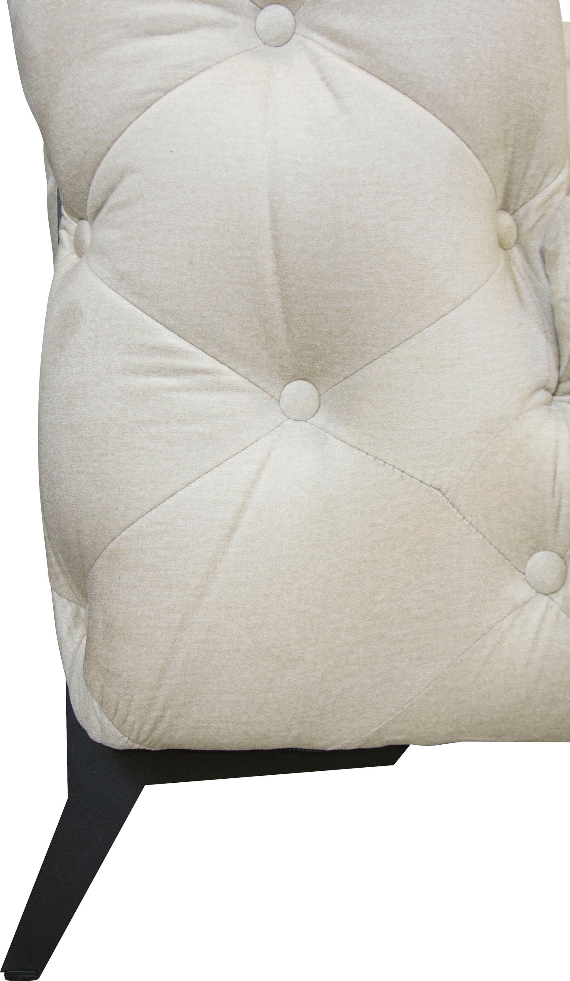 Leonique Chesterfield-Sofa »Amaury L-Form« grosses Ecksofa, Chesterfield-Optik, Breite 323 cm, Fussfarbe wählbar